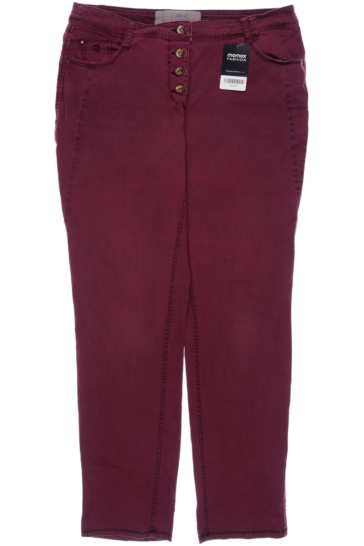 

CECIL Damen Jeans, bordeaux