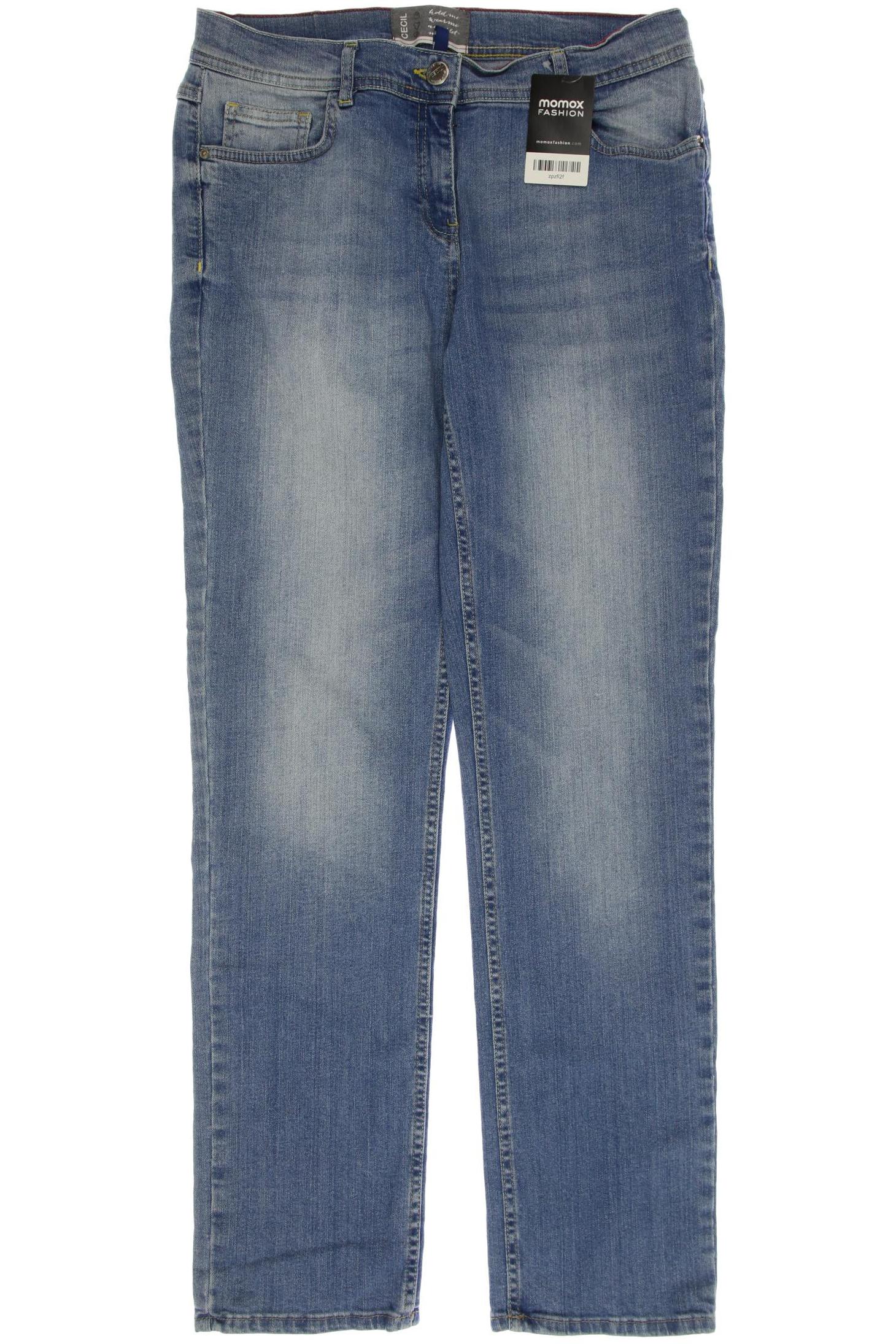 

CECIL Damen Jeans, blau