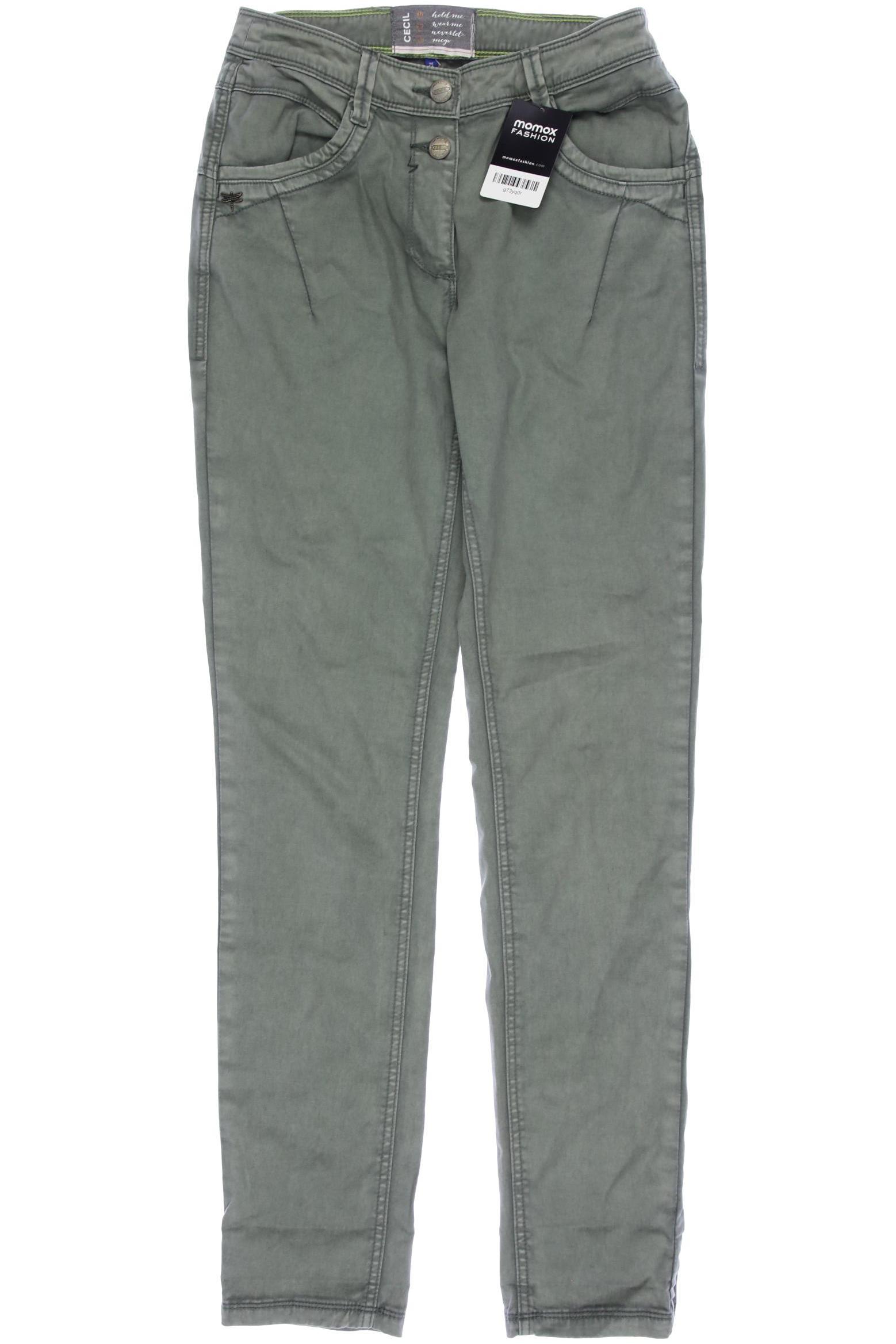 

Cecil Damen Jeans, grün, Gr. 25