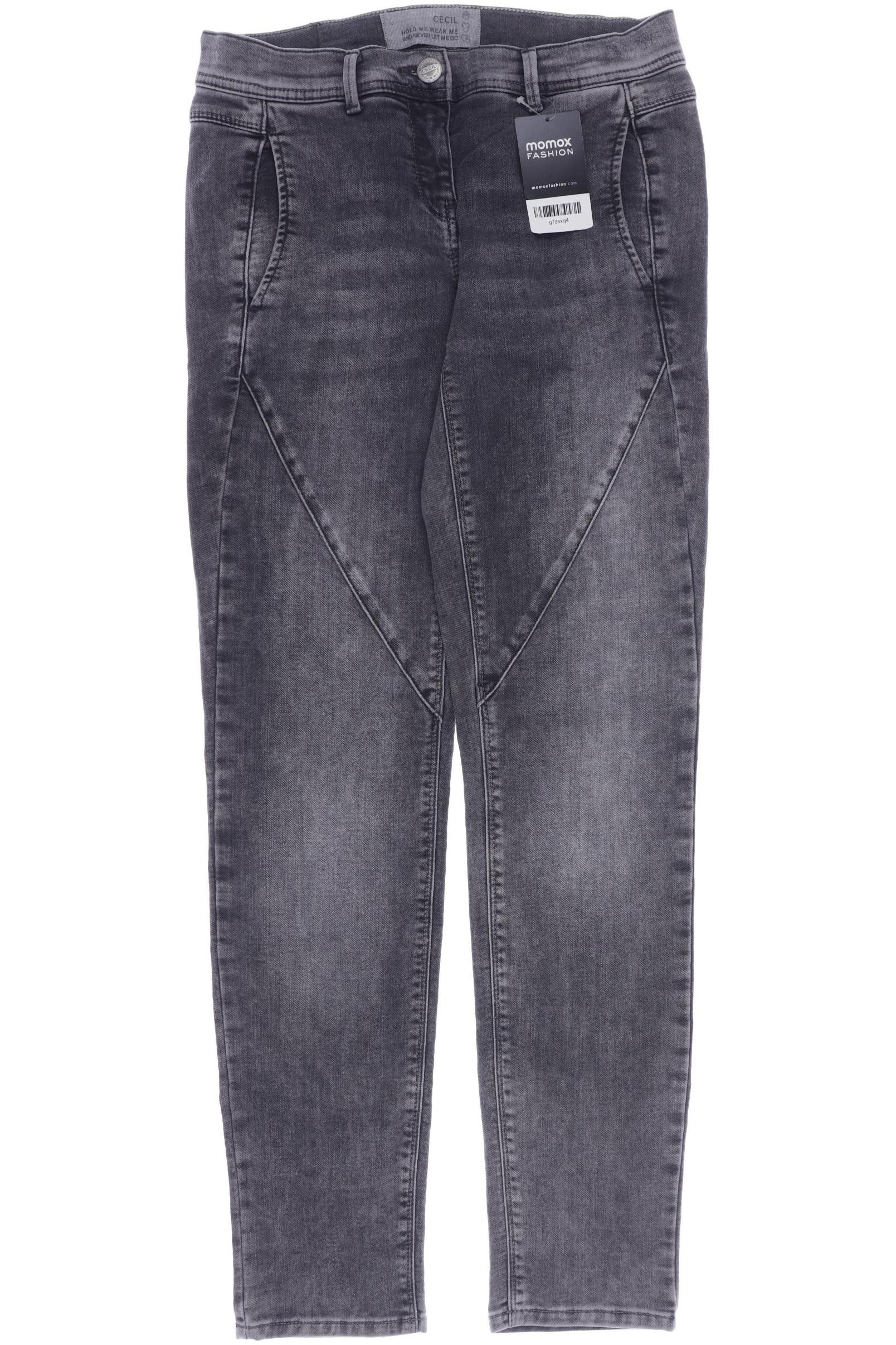 

CECIL Damen Jeans, grau