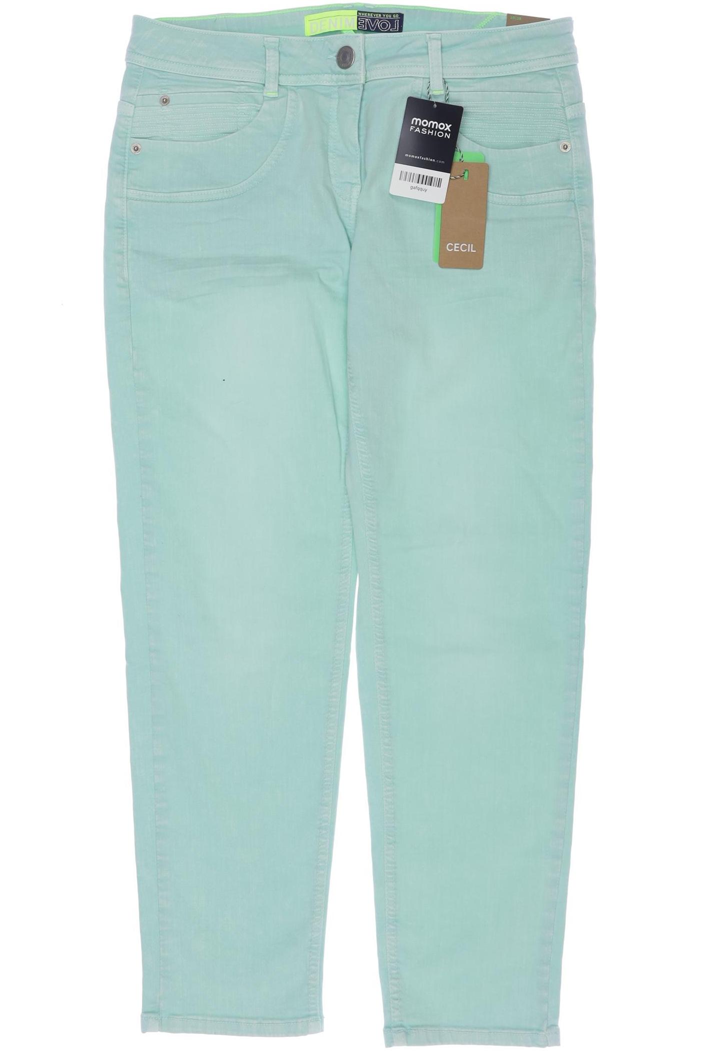 

Cecil Damen Jeans, türkis, Gr. 28