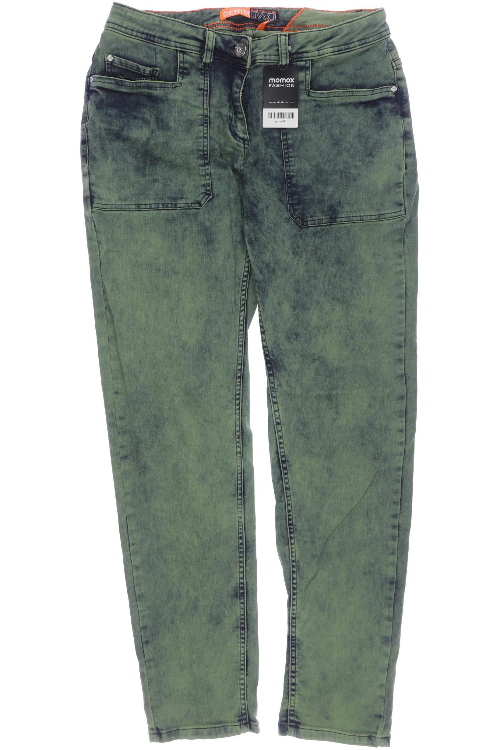 

Cecil Damen Jeans, grün, Gr. 31