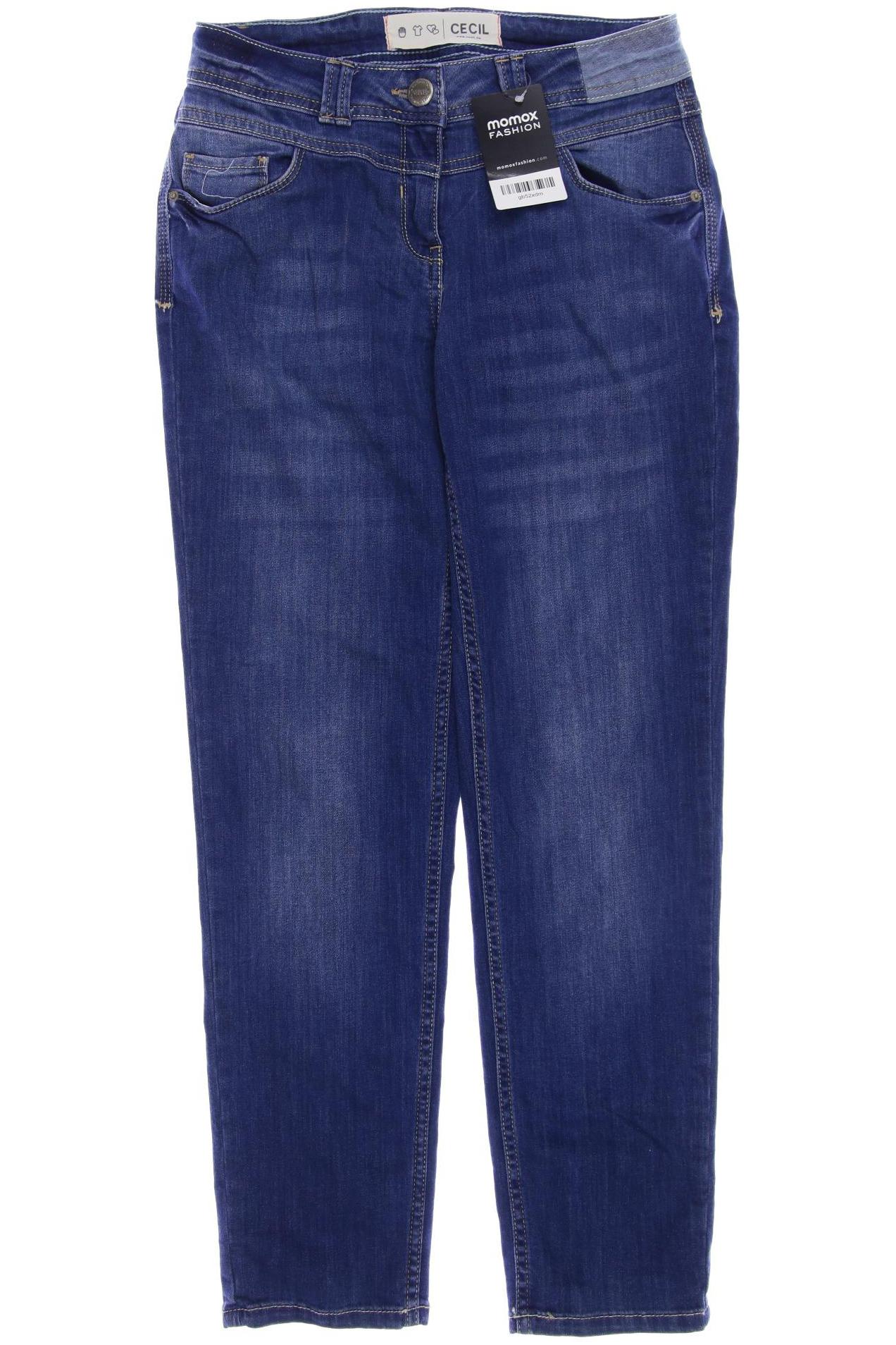 

CECIL Damen Jeans, blau