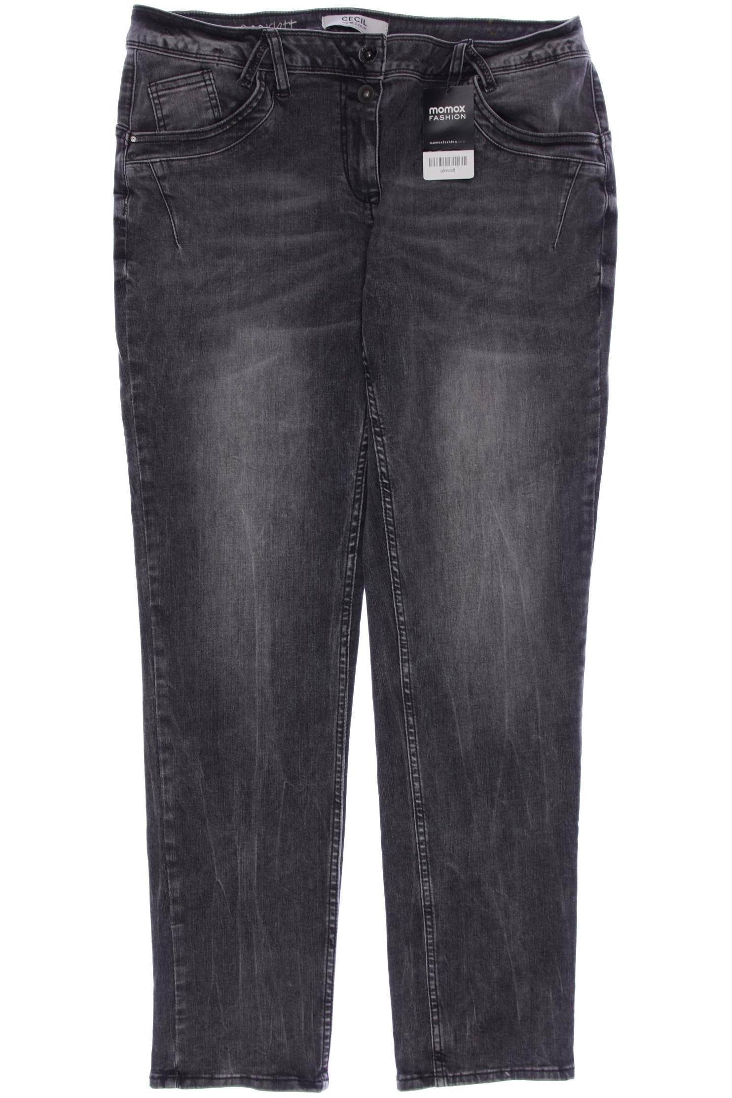 

CECIL Damen Jeans, grau