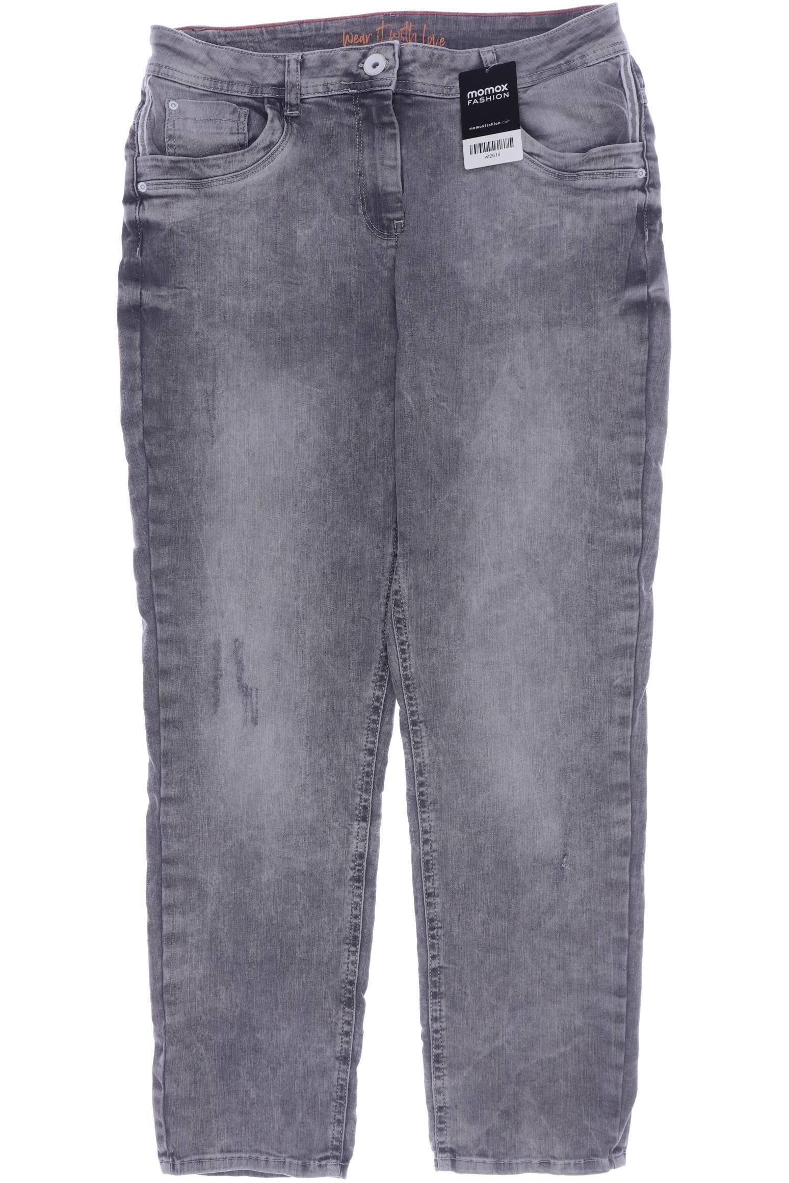 

CECIL Damen Jeans, grau