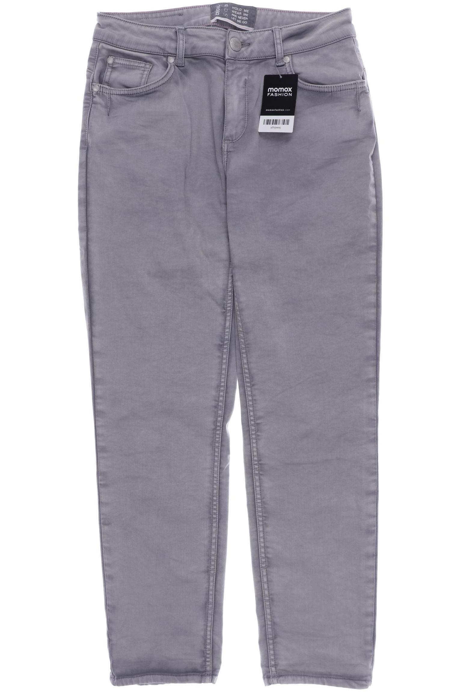 

CECIL Damen Jeans, grau