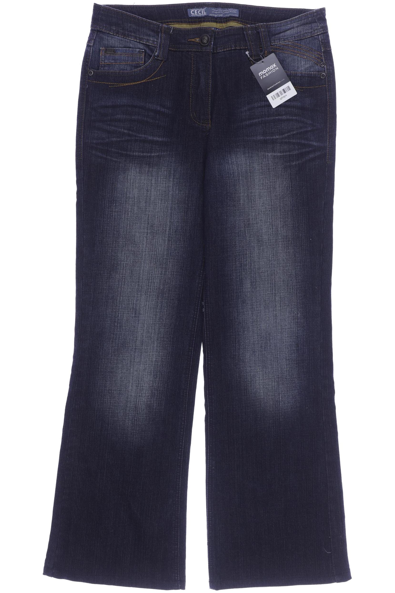 

CECIL Damen Jeans, marineblau