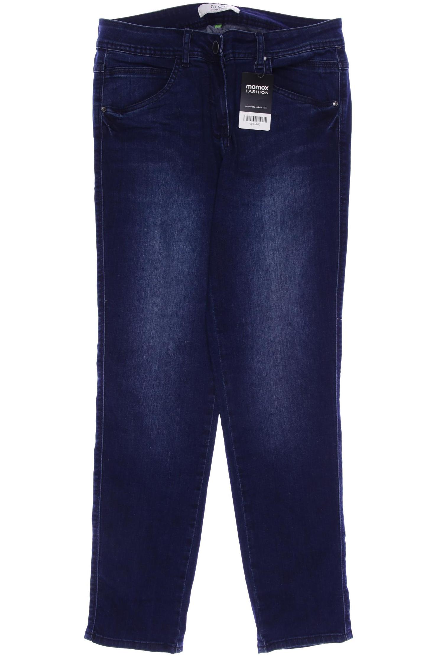 

CECIL Damen Jeans, marineblau