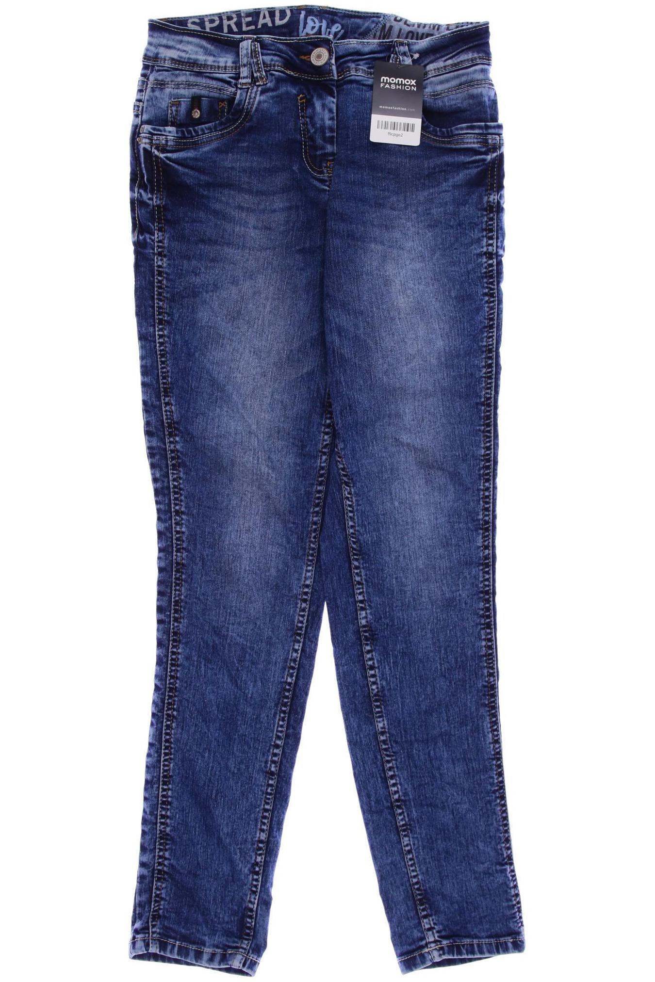 

CECIL Damen Jeans, blau