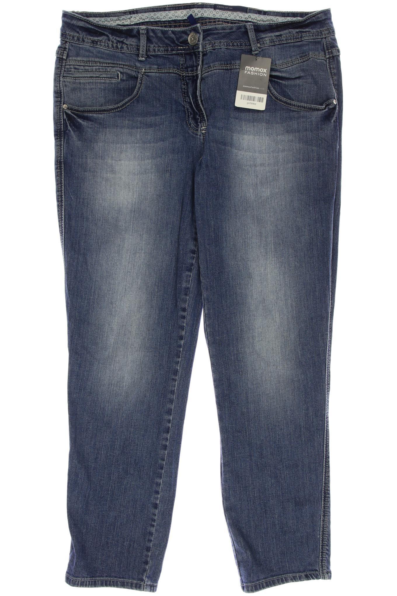 

CECIL Damen Jeans, blau