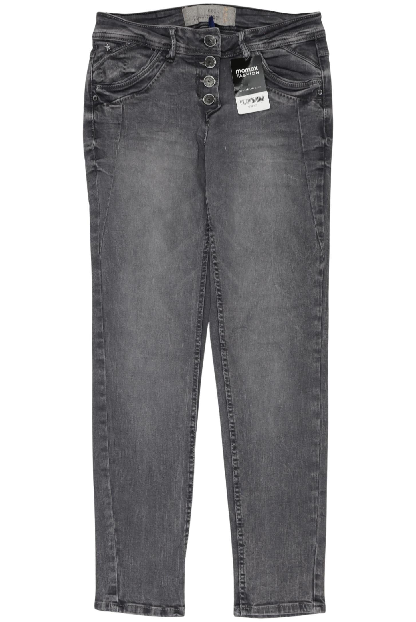 

Cecil Damen Jeans, grau, Gr. 26