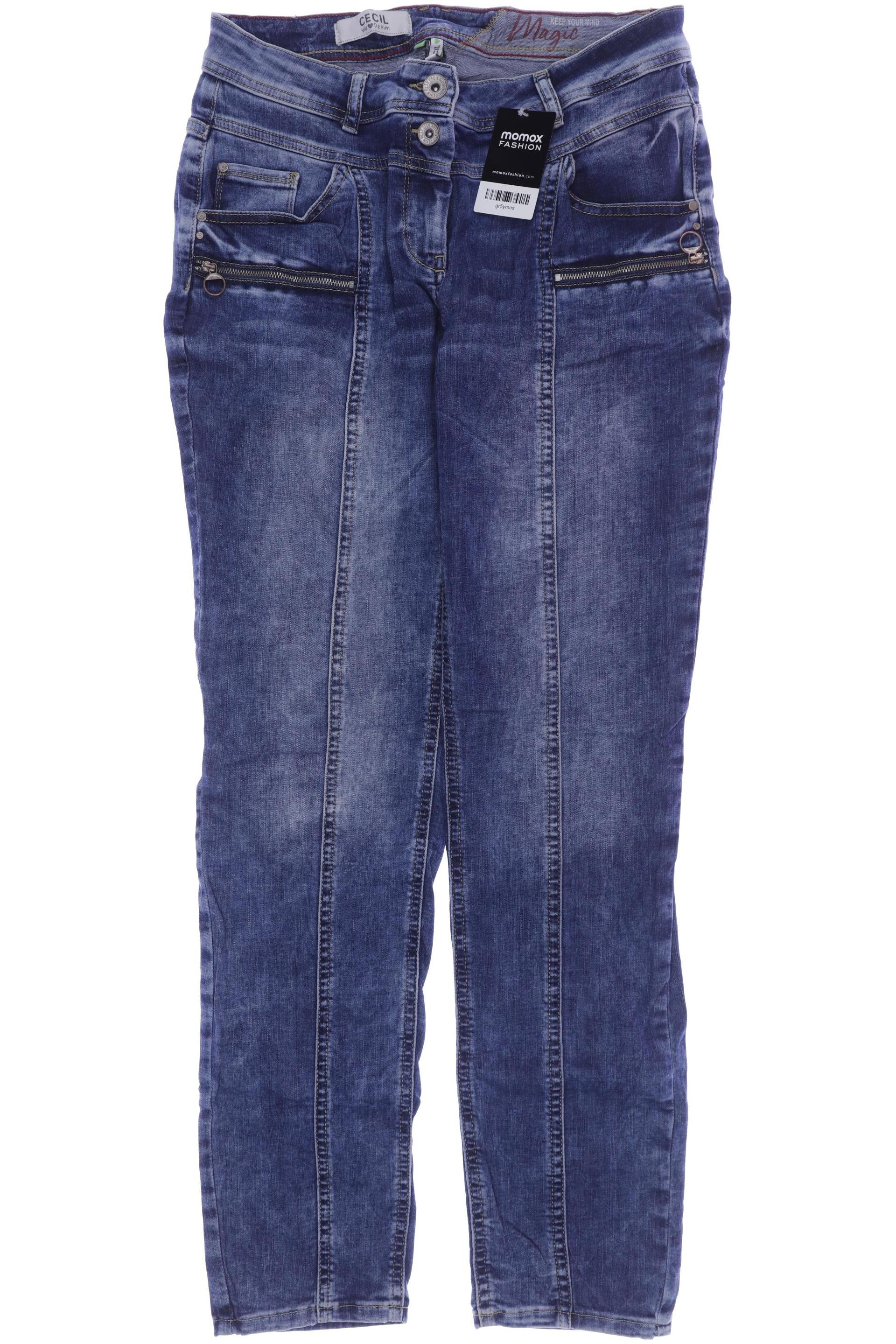 

CECIL Damen Jeans, marineblau