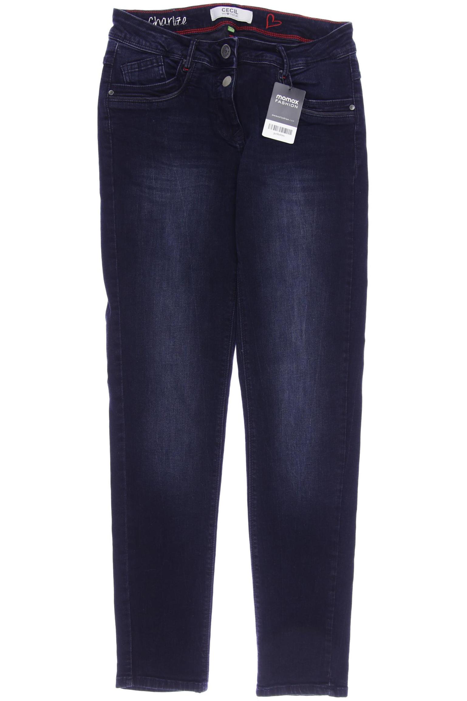 

CECIL Damen Jeans, marineblau