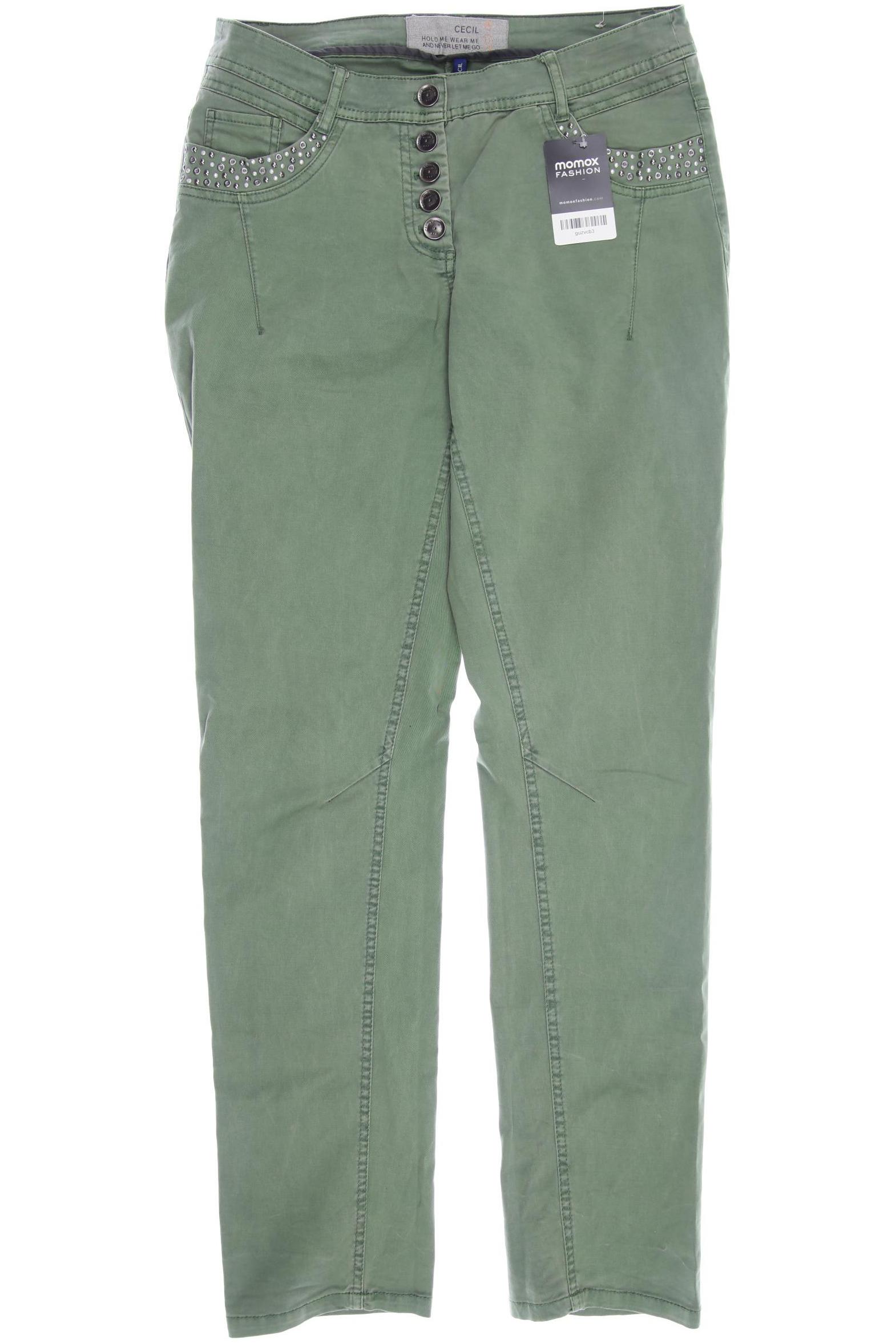 

CECIL Damen Jeans, grün