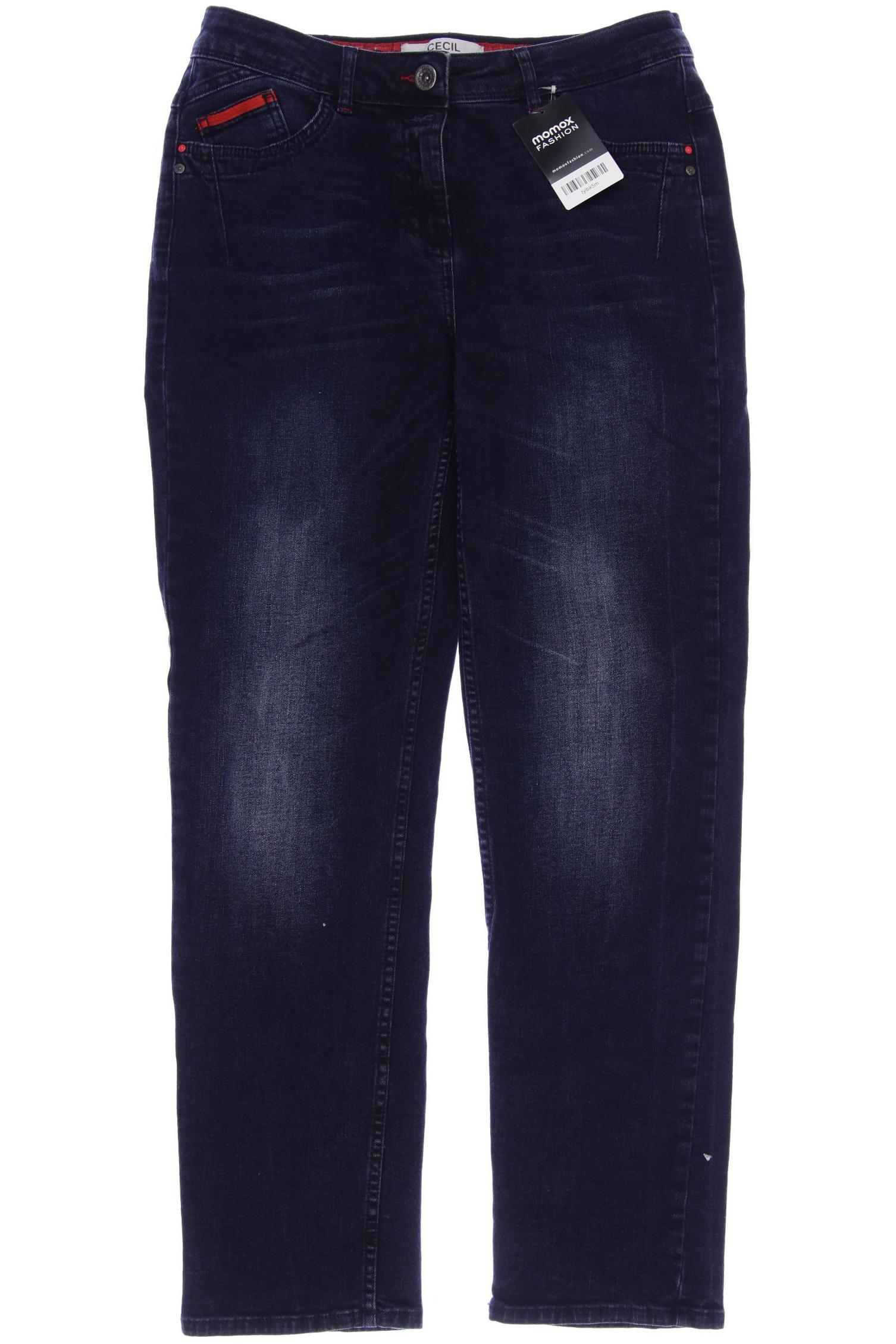 

CECIL Damen Jeans, marineblau