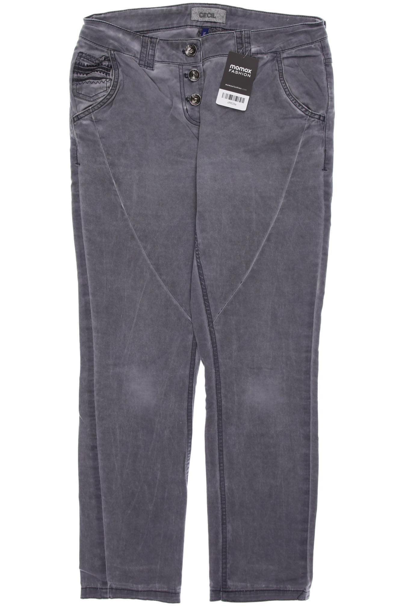 

CECIL Damen Jeans, grau