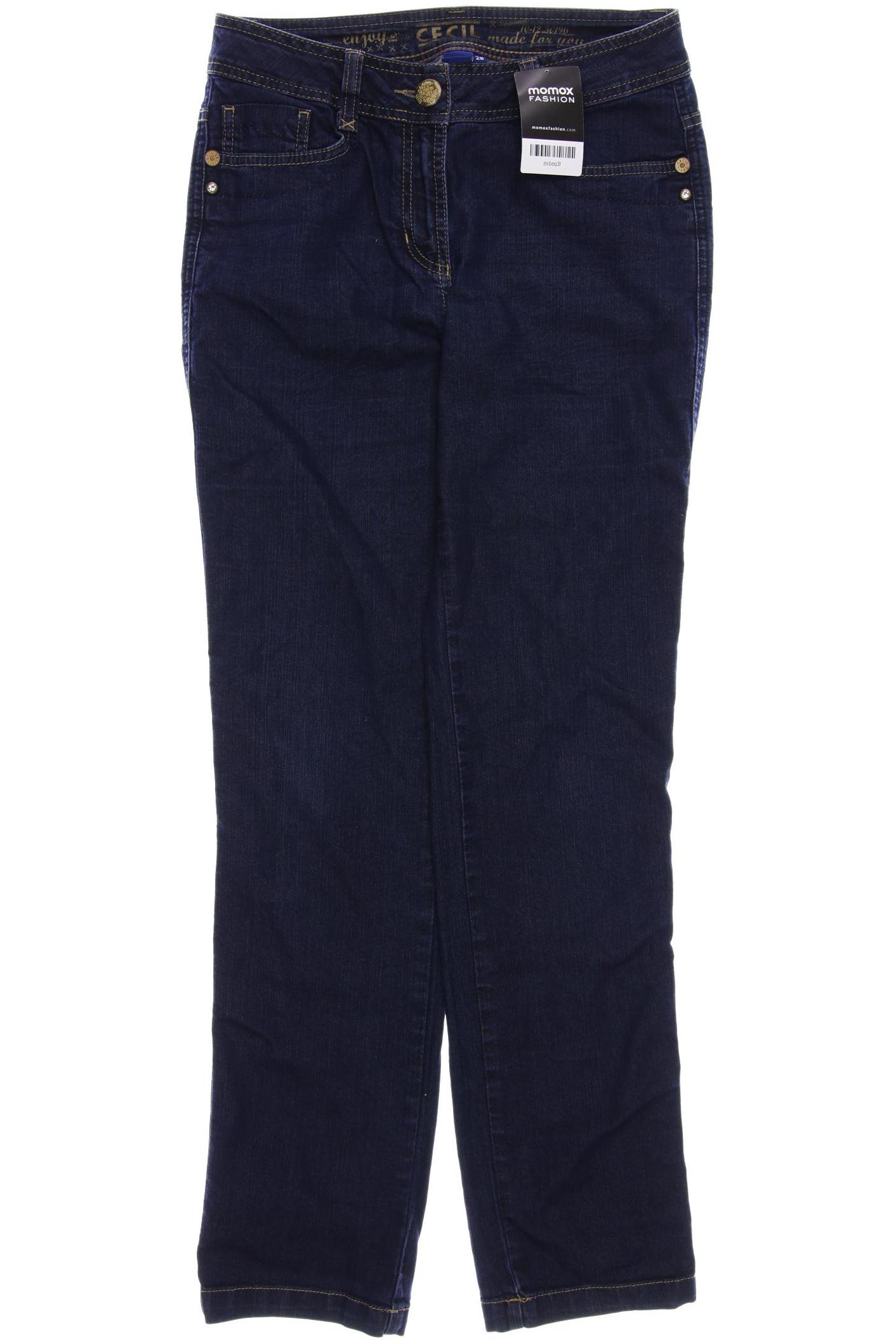

CECIL Damen Jeans, marineblau