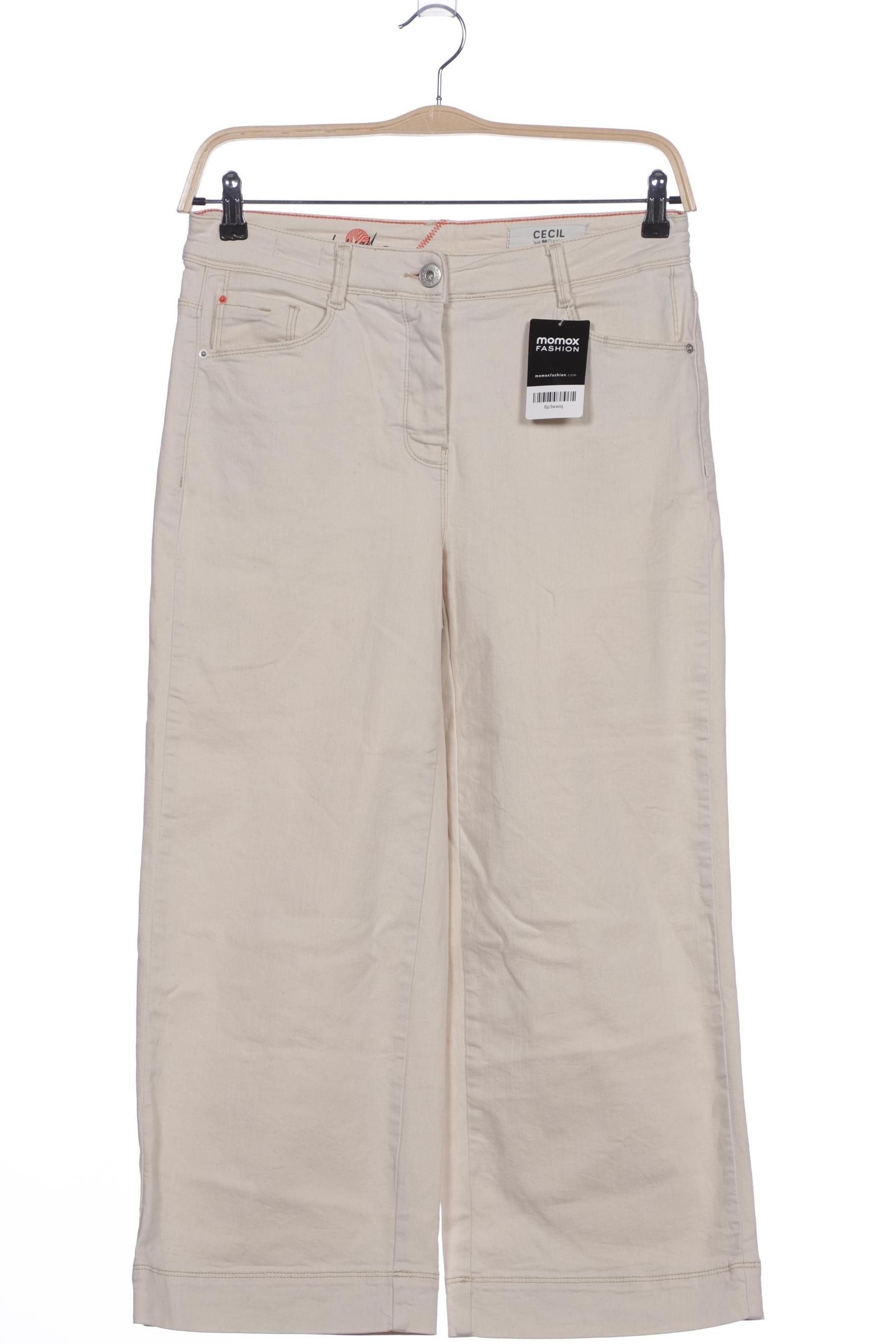 

Cecil Damen Jeans, cremeweiß, Gr. 29