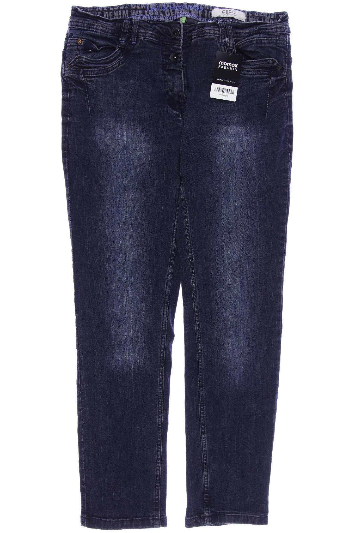 

CECIL Damen Jeans, marineblau