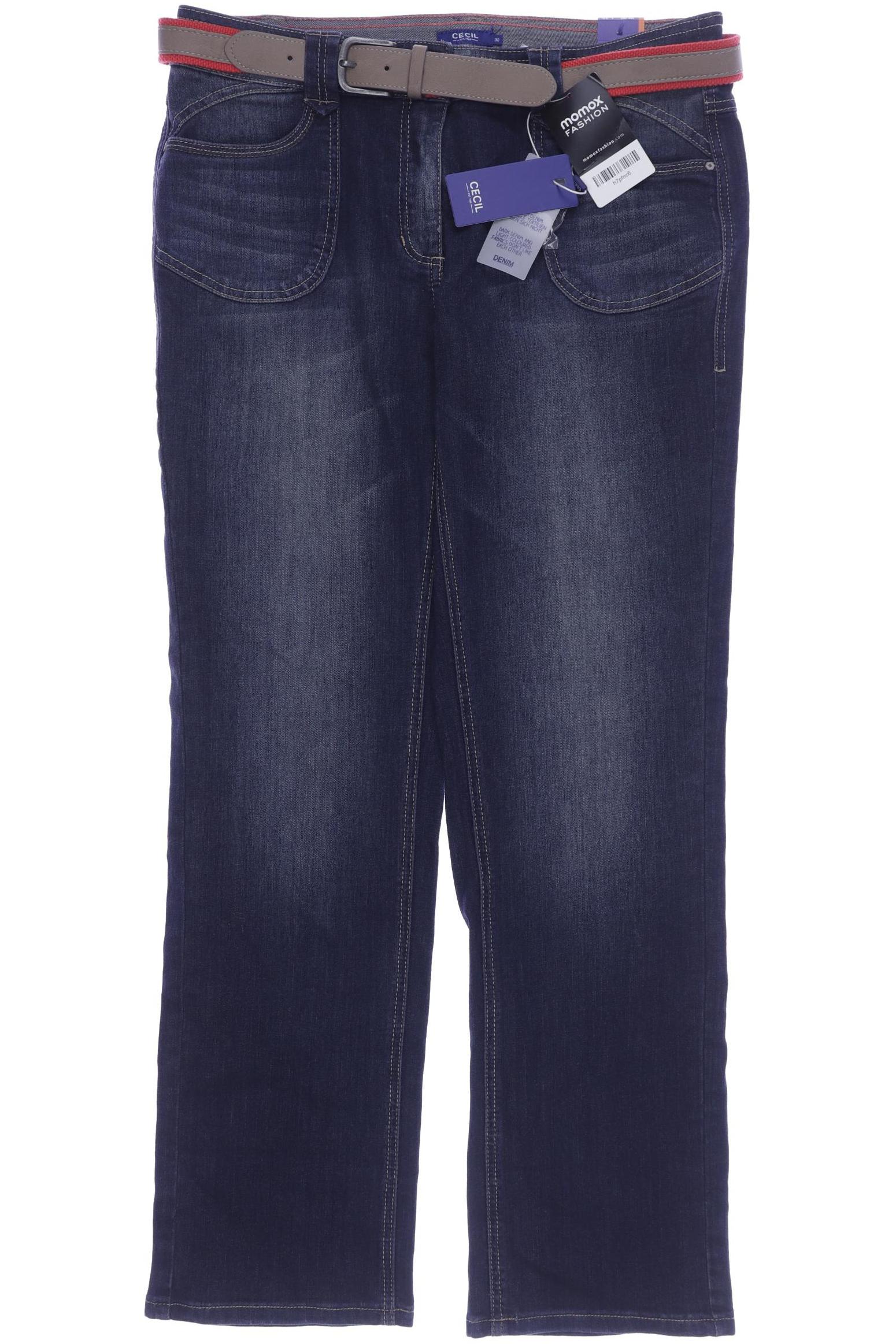 

CECIL Damen Jeans, blau