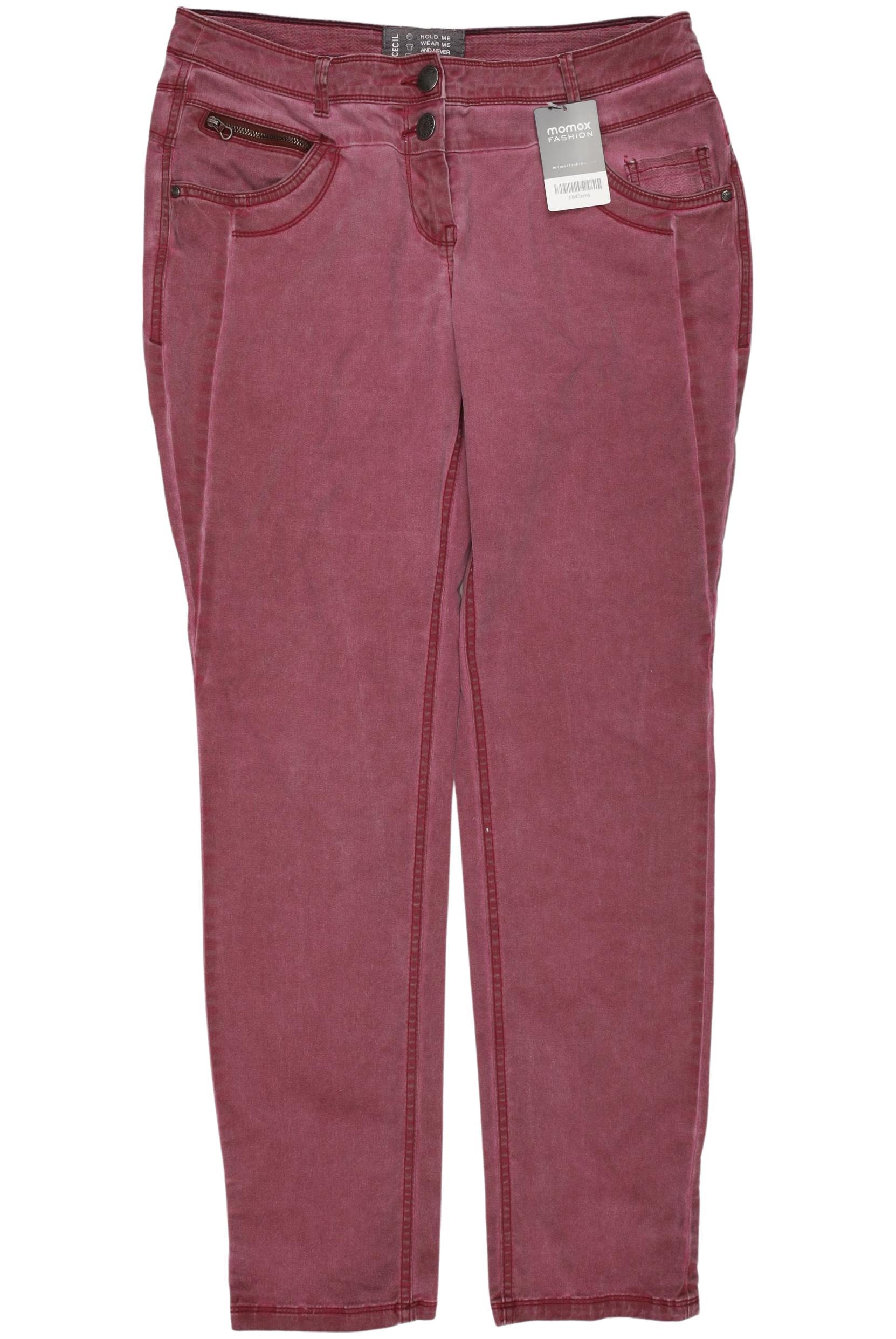 

Cecil Damen Jeans, bordeaux, Gr. 30