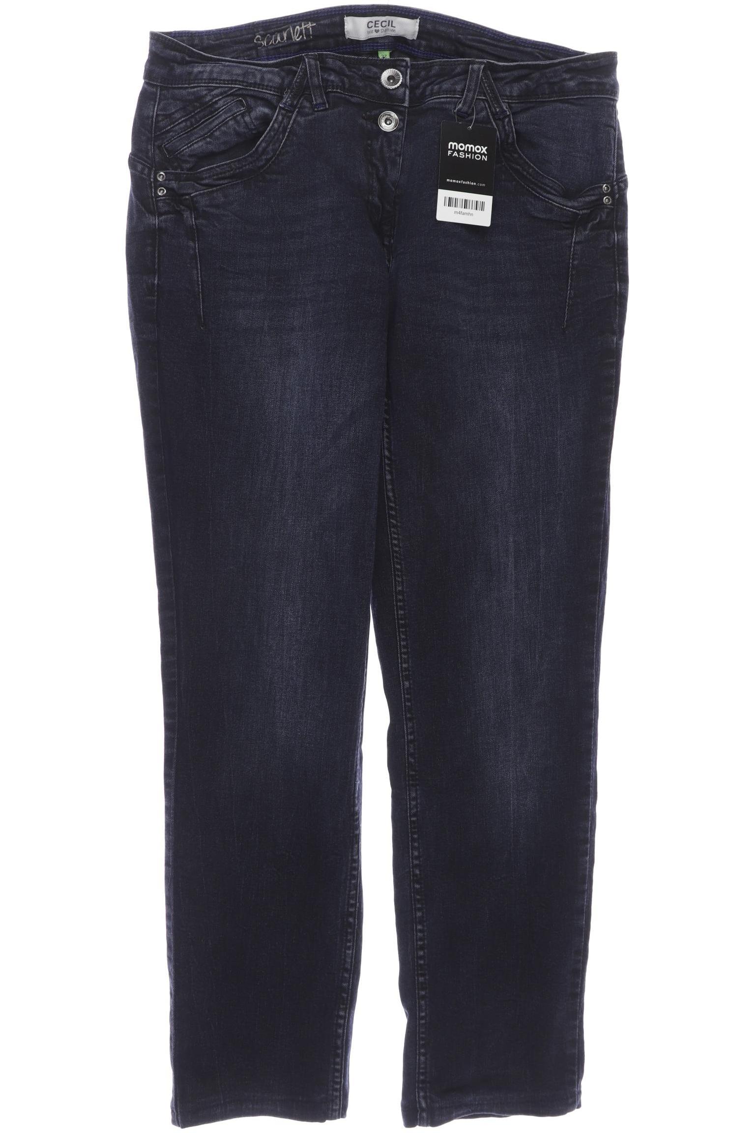 

CECIL Damen Jeans, marineblau