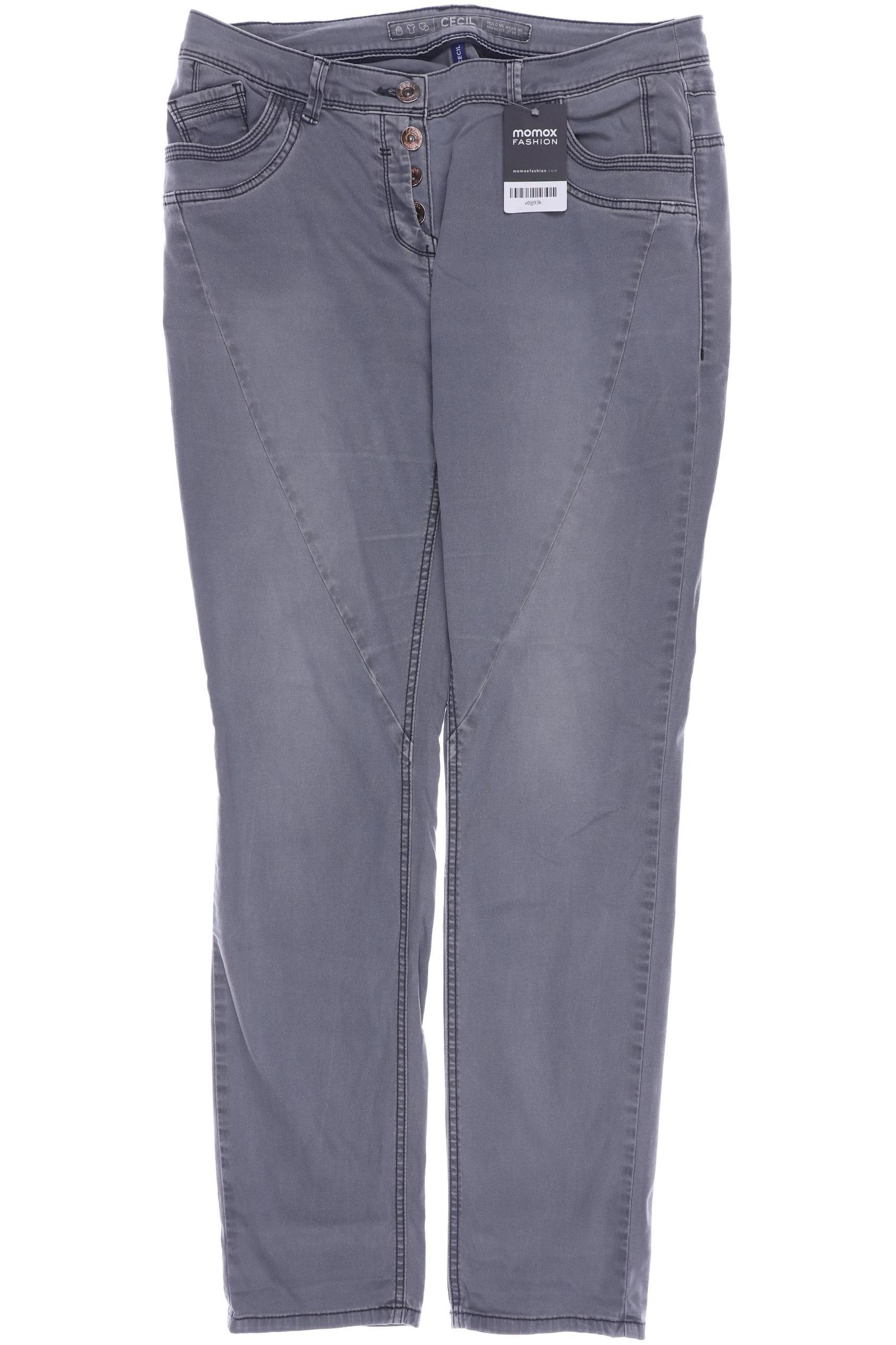 

CECIL Damen Jeans, grau