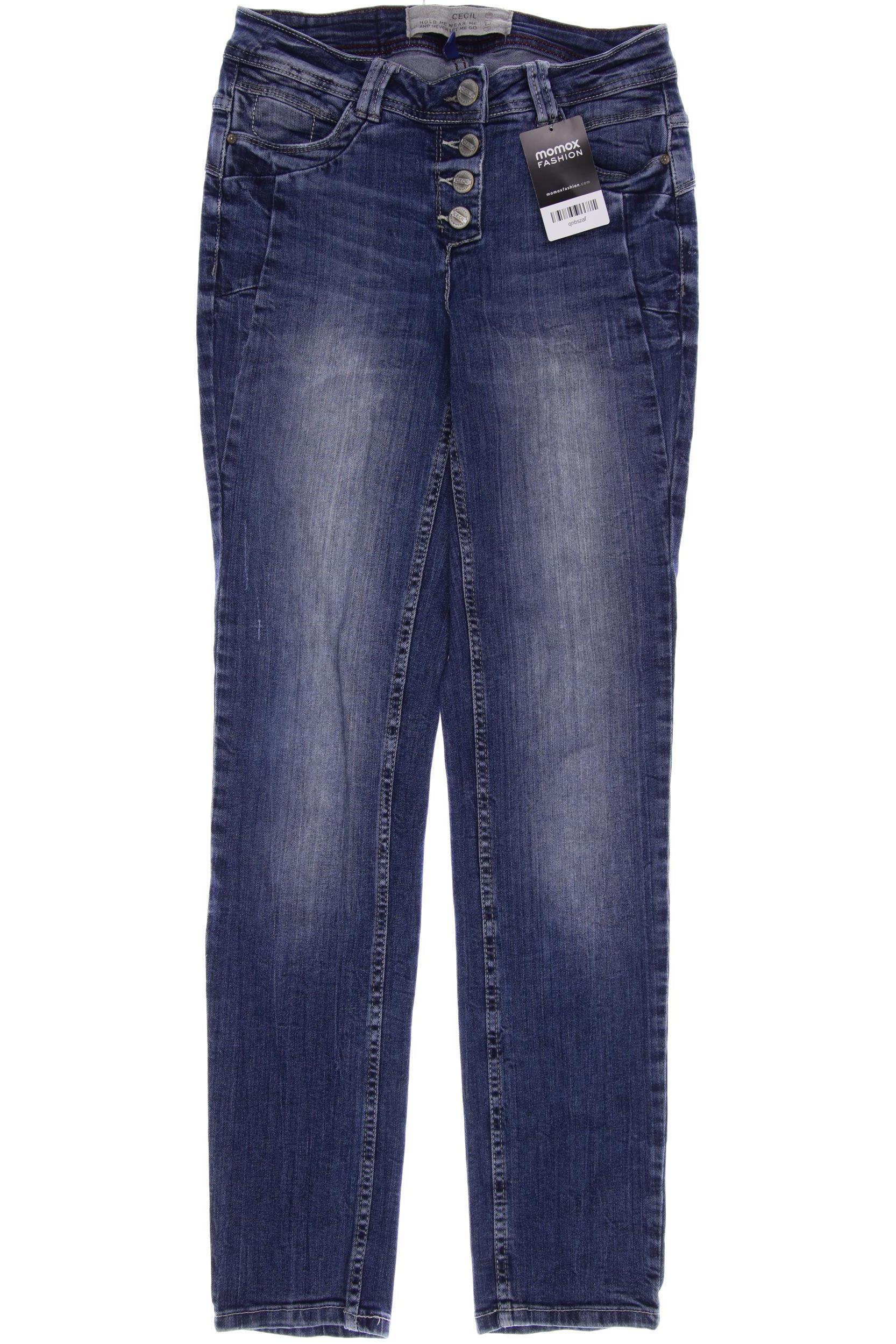 

CECIL Damen Jeans, blau