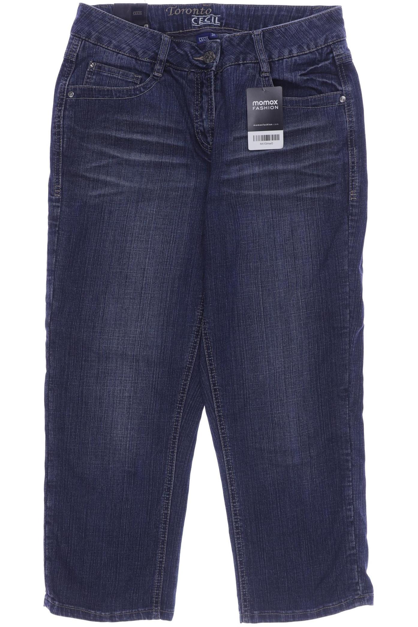 

CECIL Damen Jeans, blau