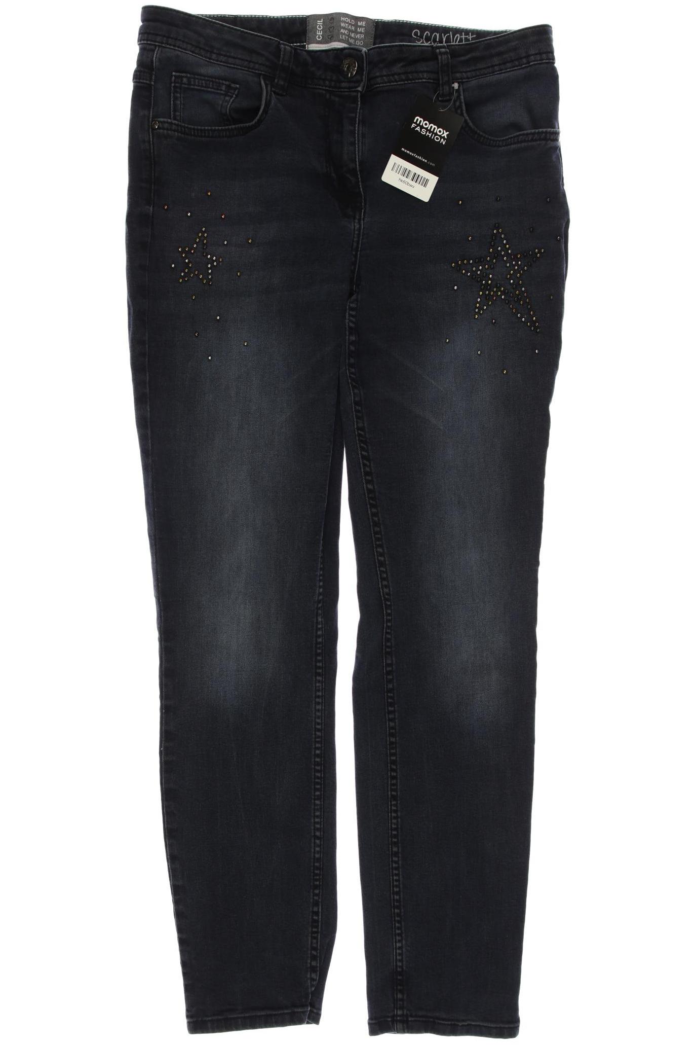 

CECIL Damen Jeans, marineblau