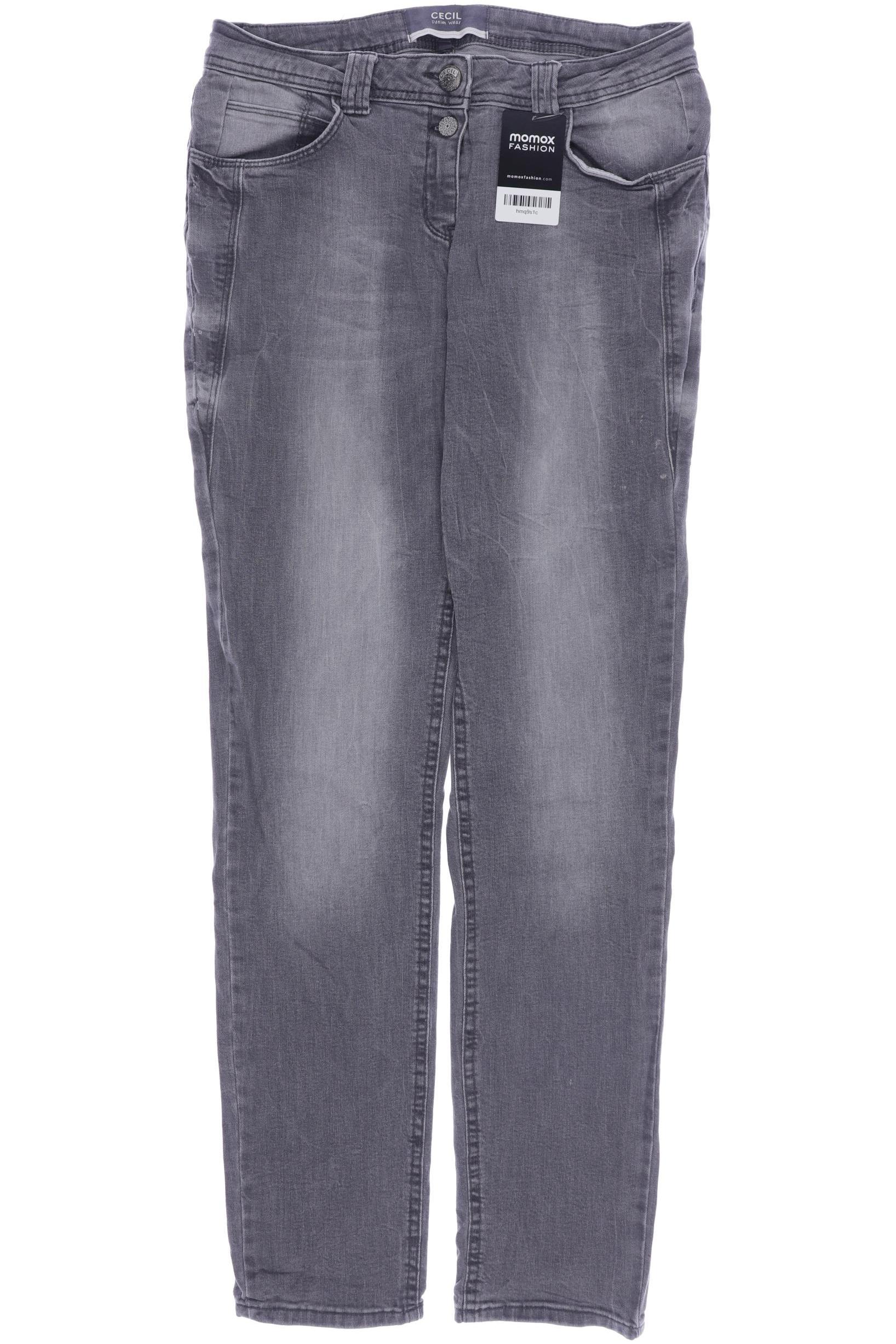 

CECIL Damen Jeans, grau