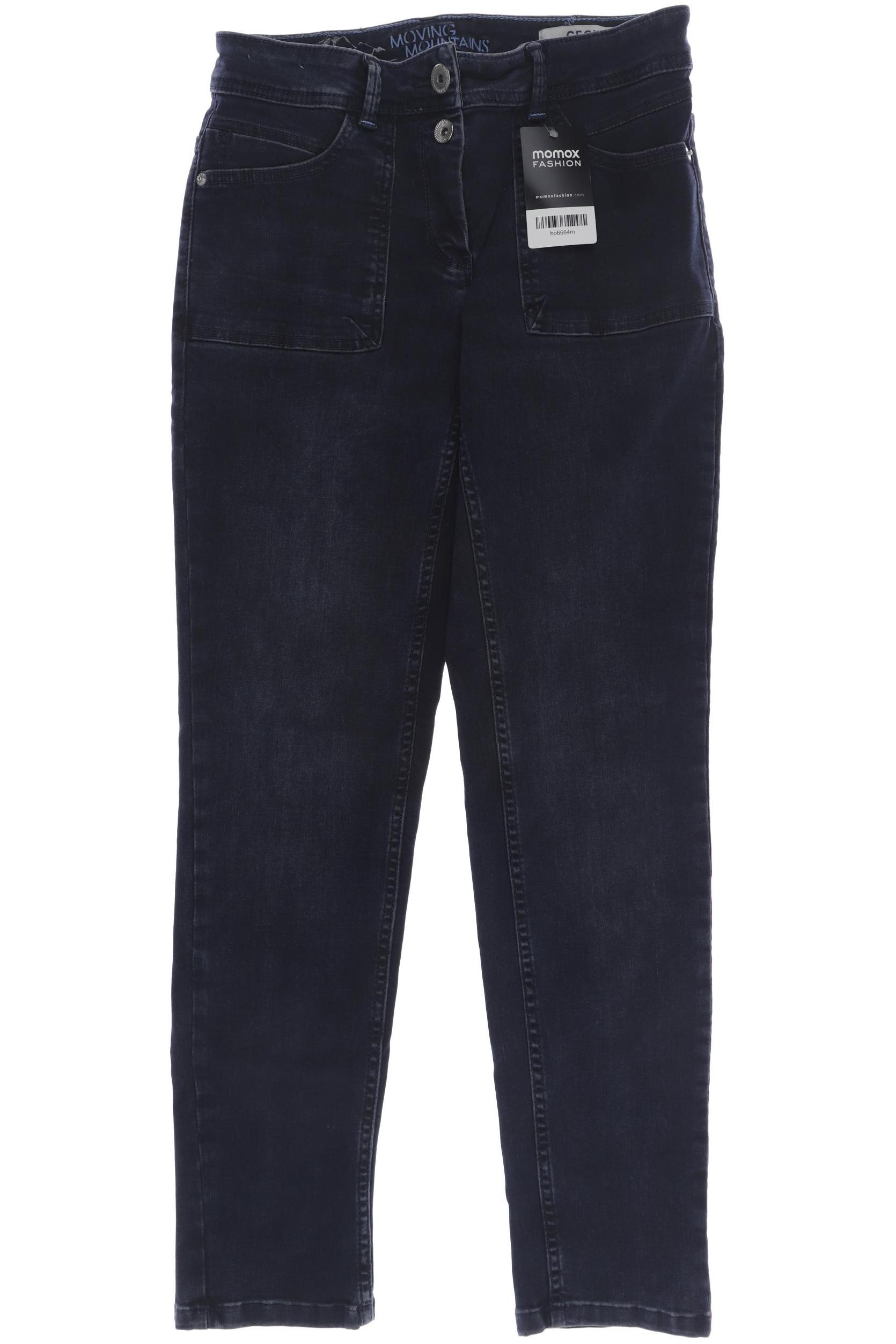 

CECIL Damen Jeans, marineblau