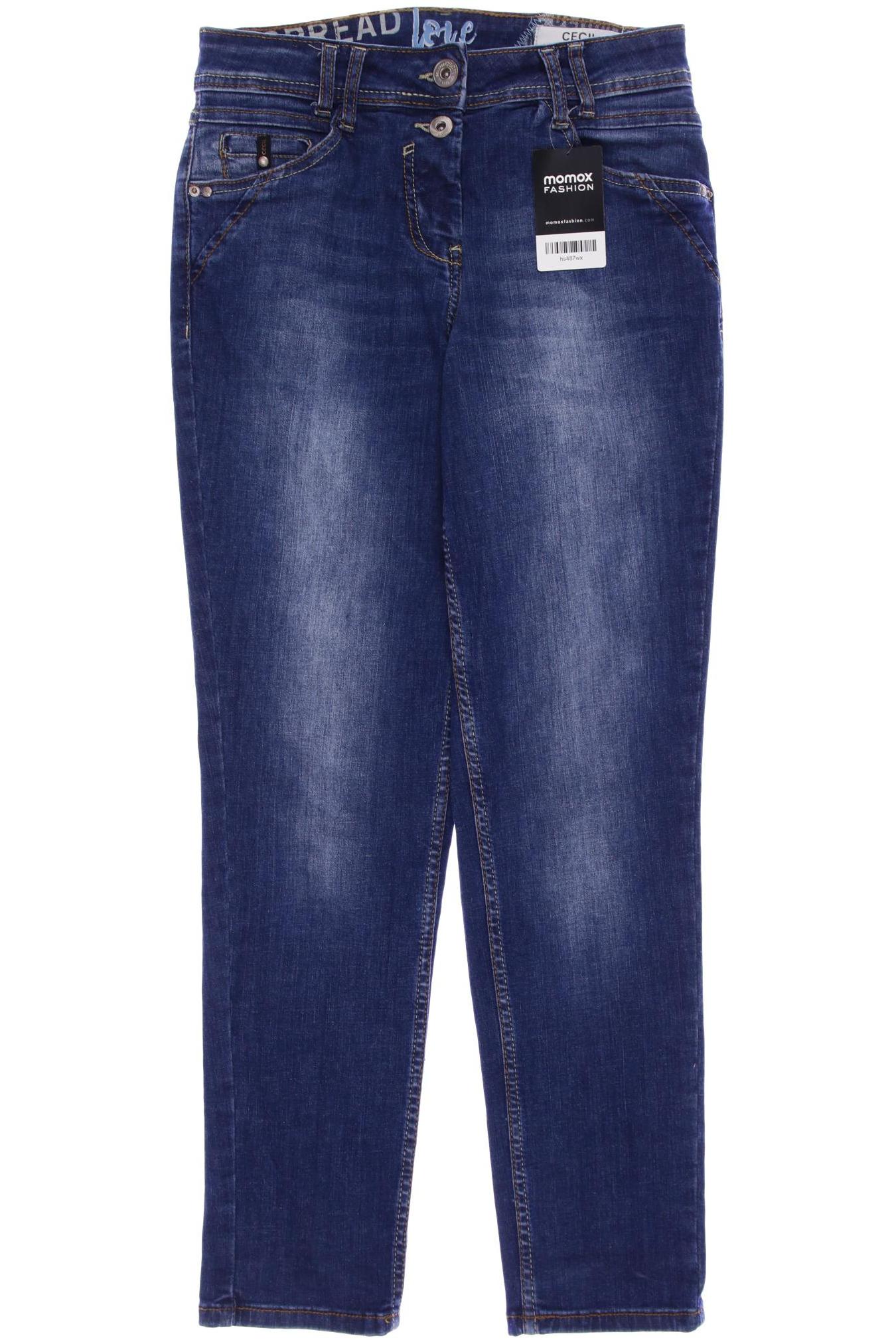 

CECIL Damen Jeans, blau