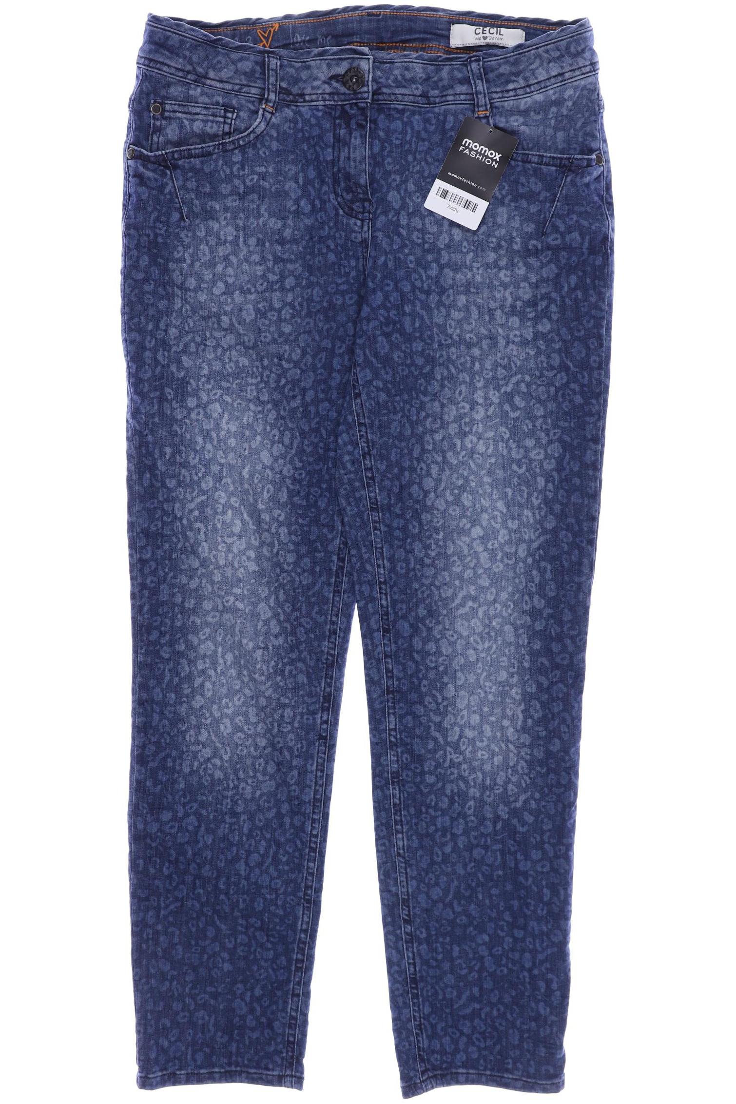 

CECIL Damen Jeans, blau