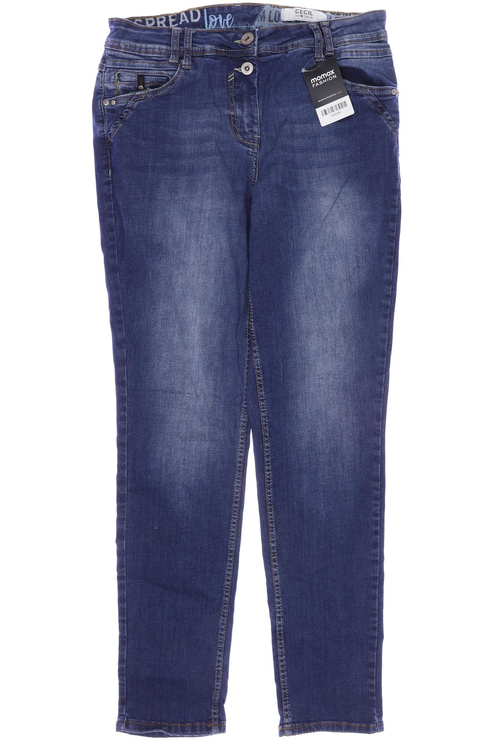 

CECIL Damen Jeans, blau