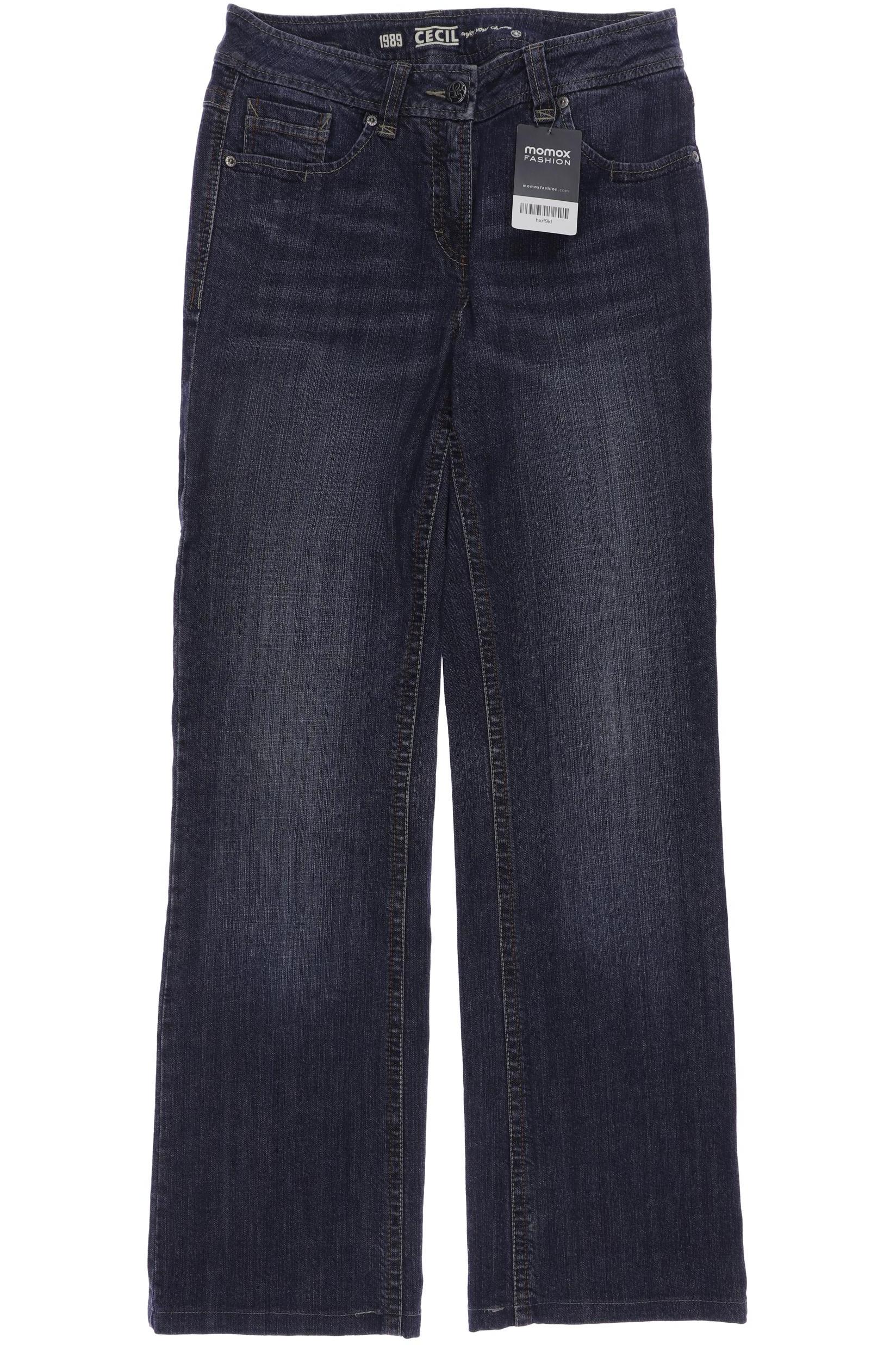 

CECIL Damen Jeans, marineblau