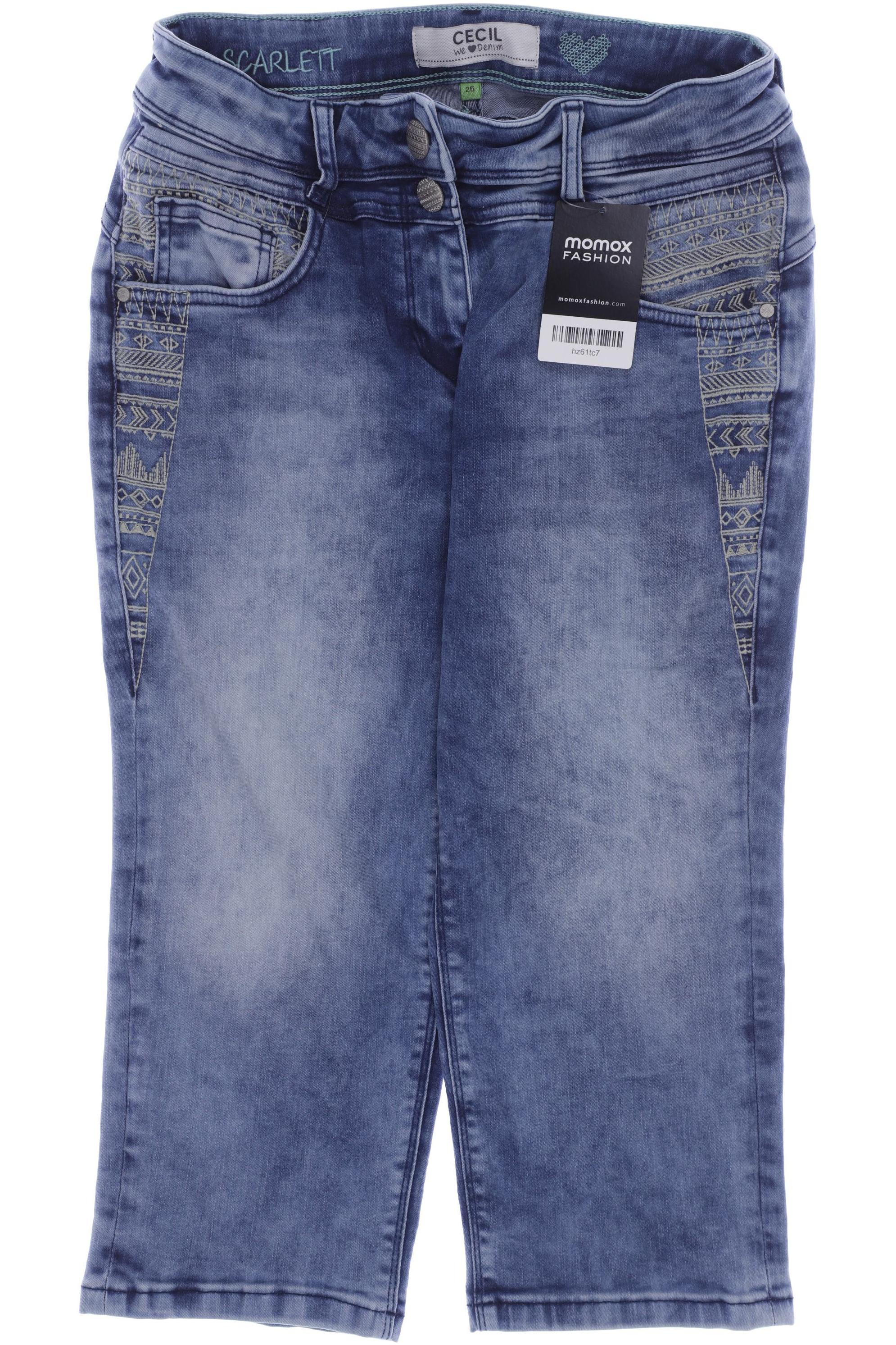 

CECIL Damen Jeans, blau