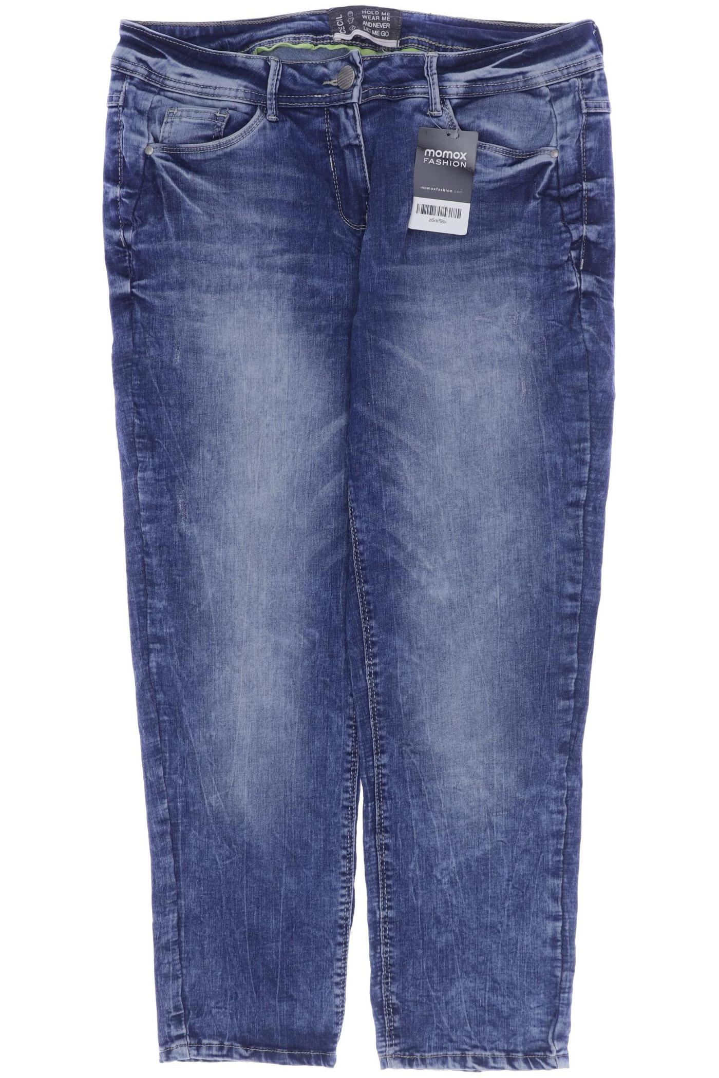 

CECIL Damen Jeans, blau