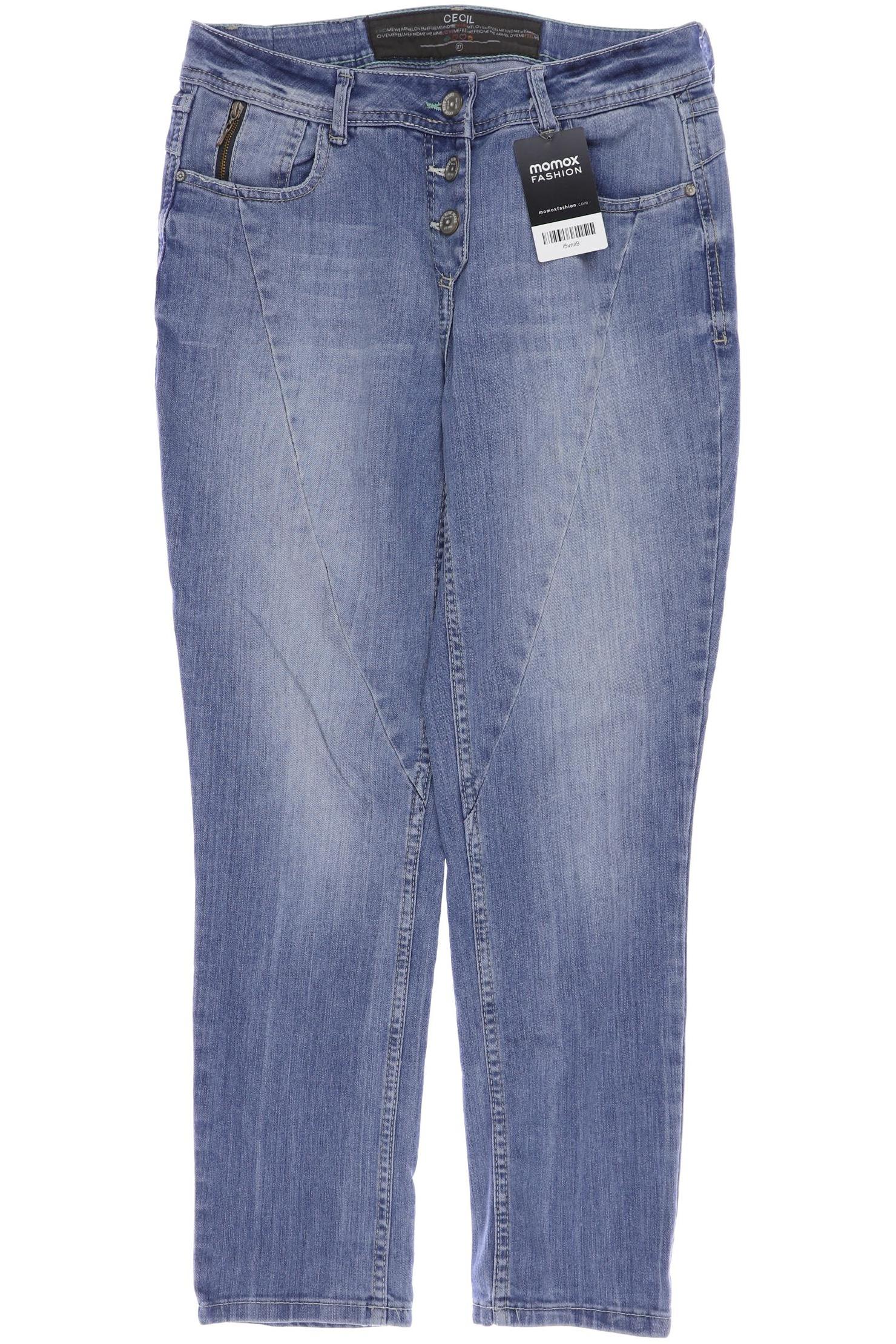 

CECIL Damen Jeans, blau