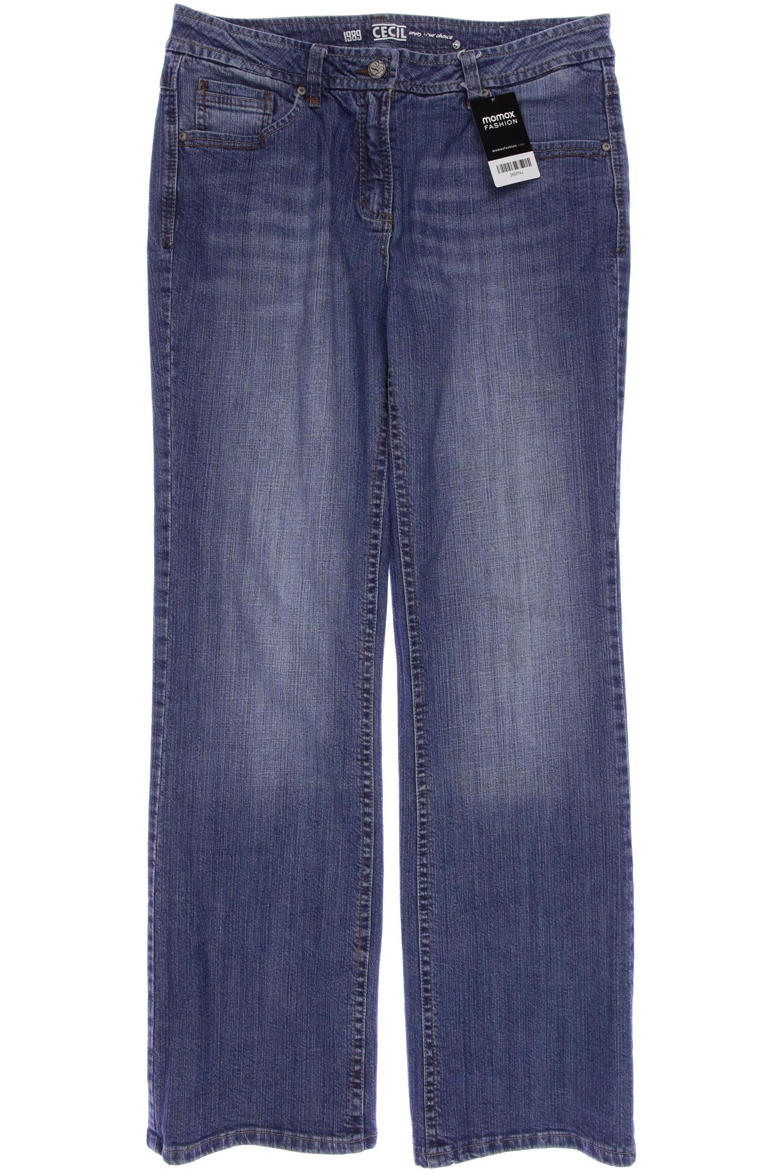 

CECIL Damen Jeans, blau
