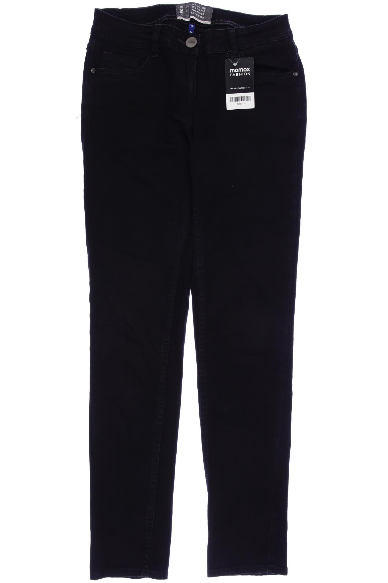 

Cecil Damen Jeans, schwarz, Gr. 28