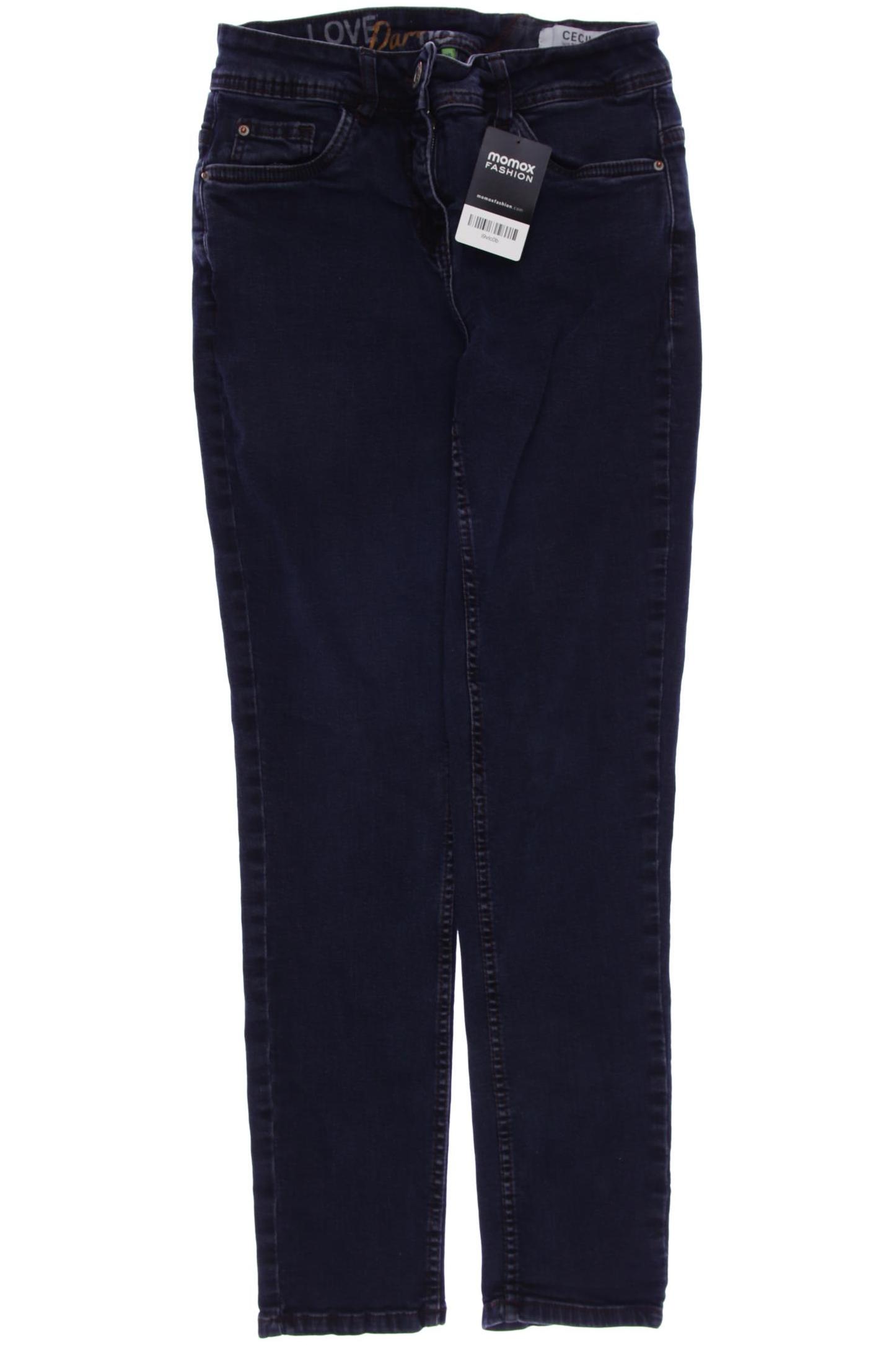 

CECIL Damen Jeans, marineblau