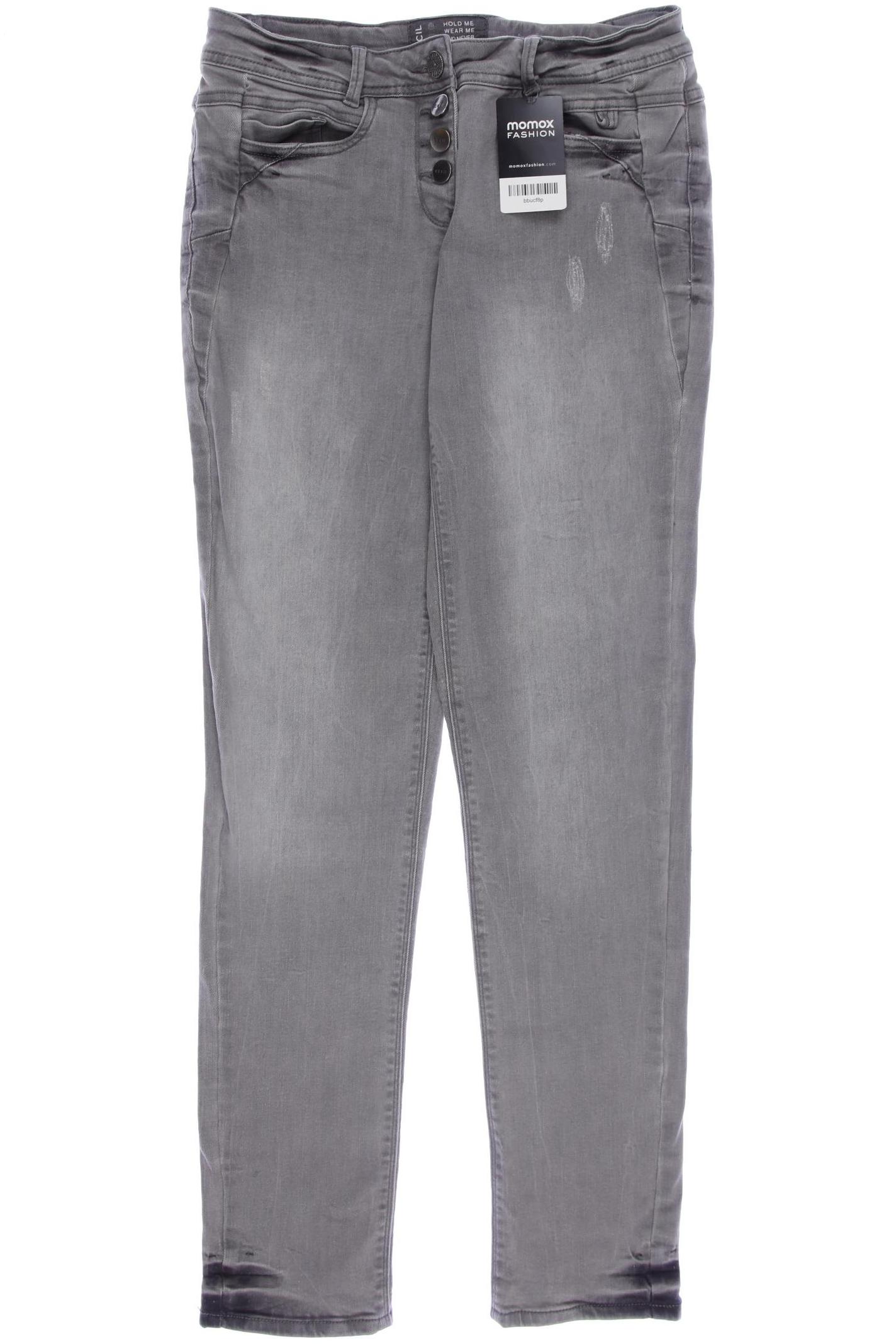 

Cecil Damen Jeans, grau, Gr. 27