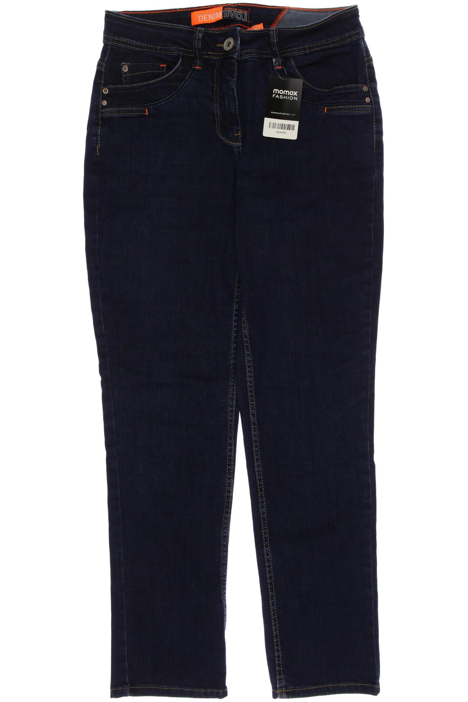 

CECIL Damen Jeans, blau