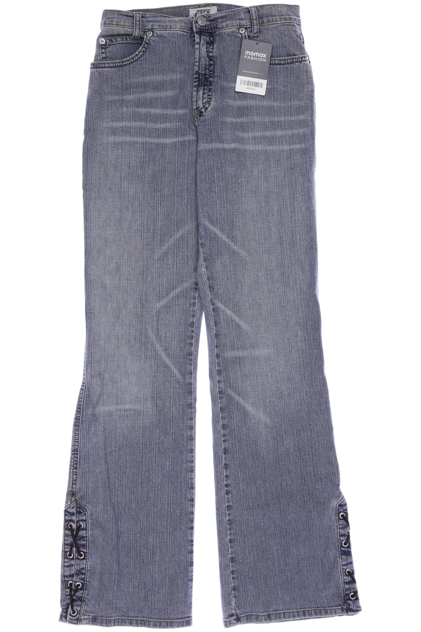 

CECIL Damen Jeans, blau