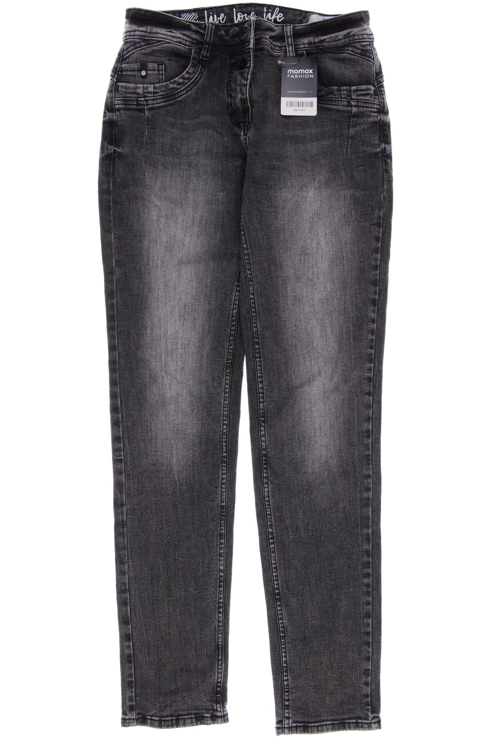 

CECIL Damen Jeans, grau