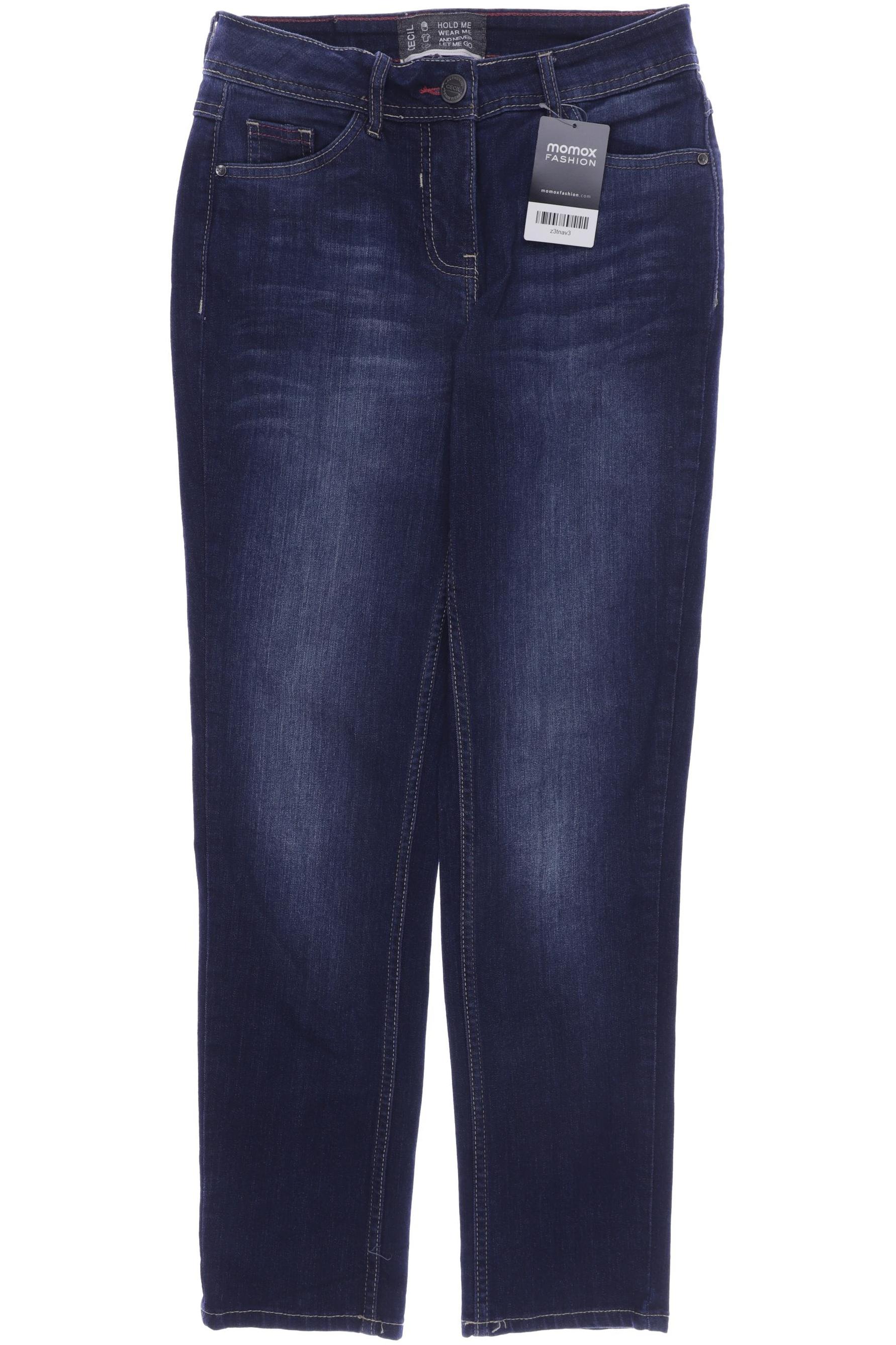 

CECIL Damen Jeans, marineblau