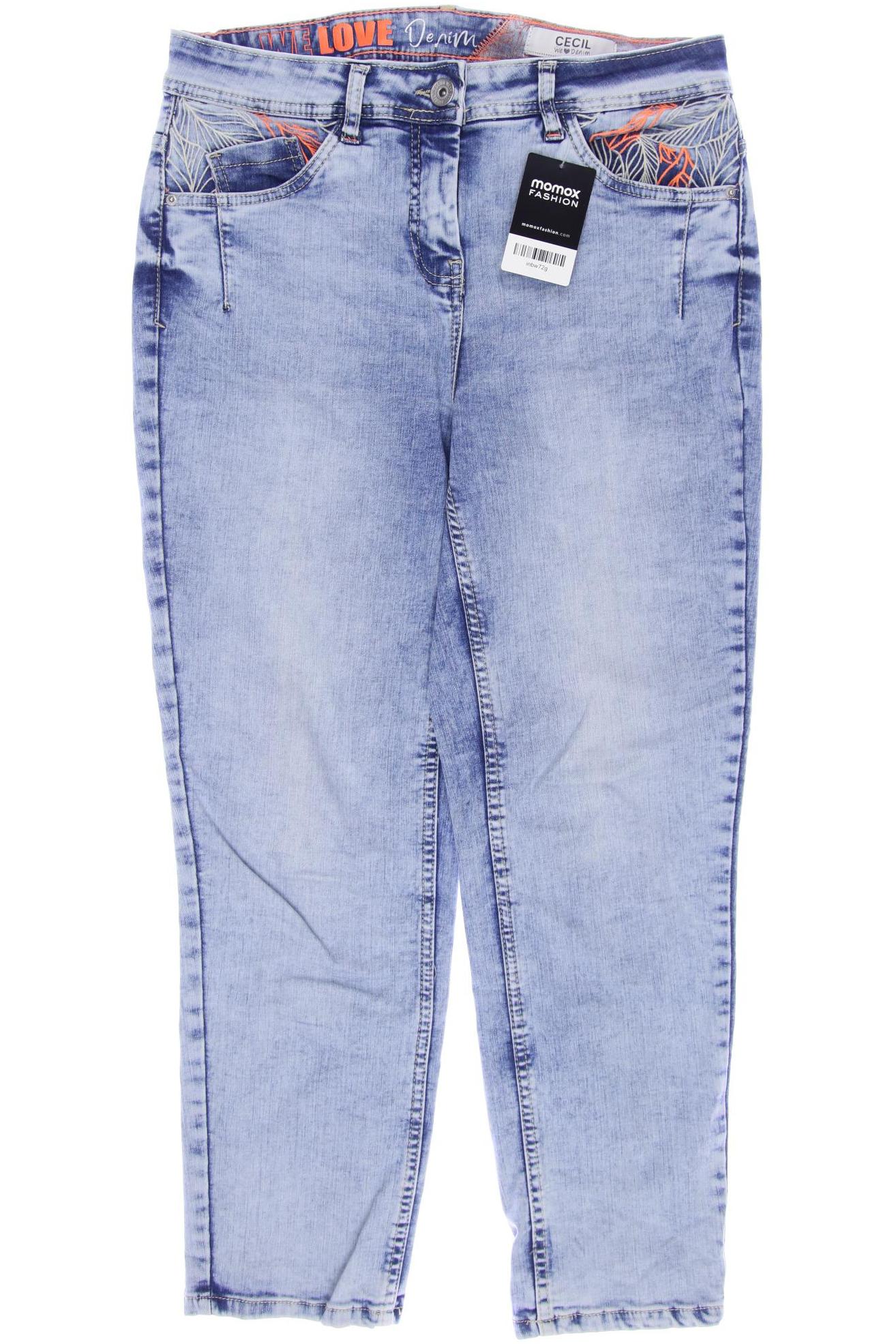 

CECIL Damen Jeans, blau