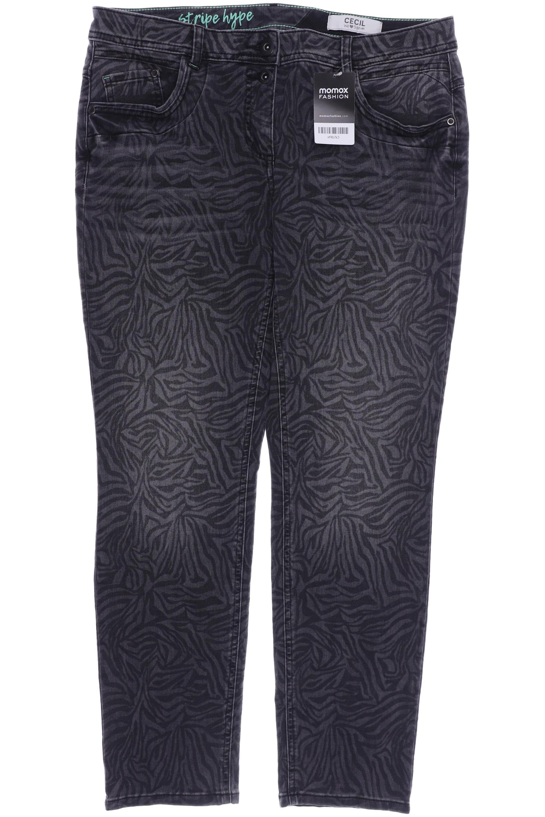 

CECIL Damen Jeans, grau