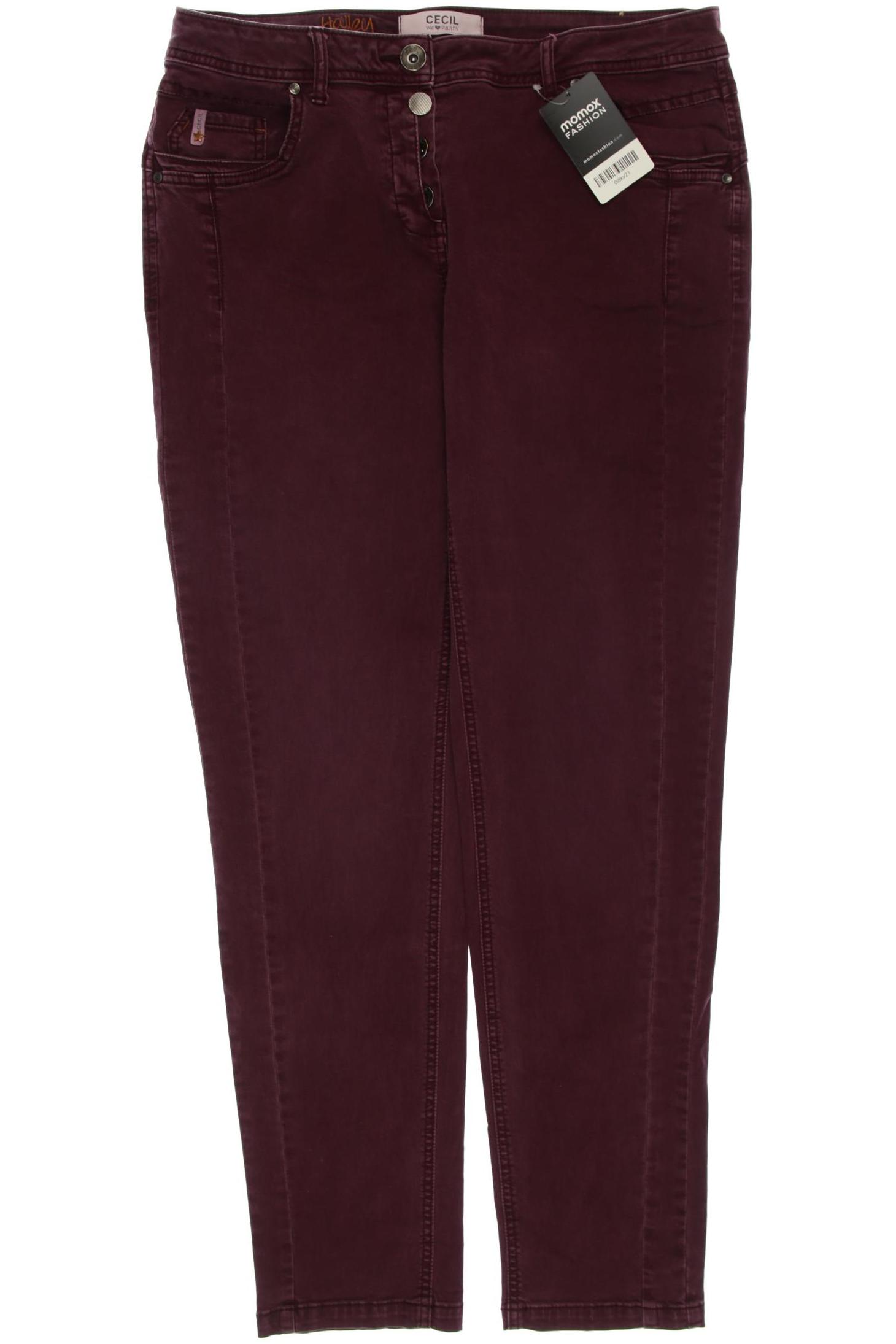 

Cecil Damen Jeans, bordeaux, Gr. 44